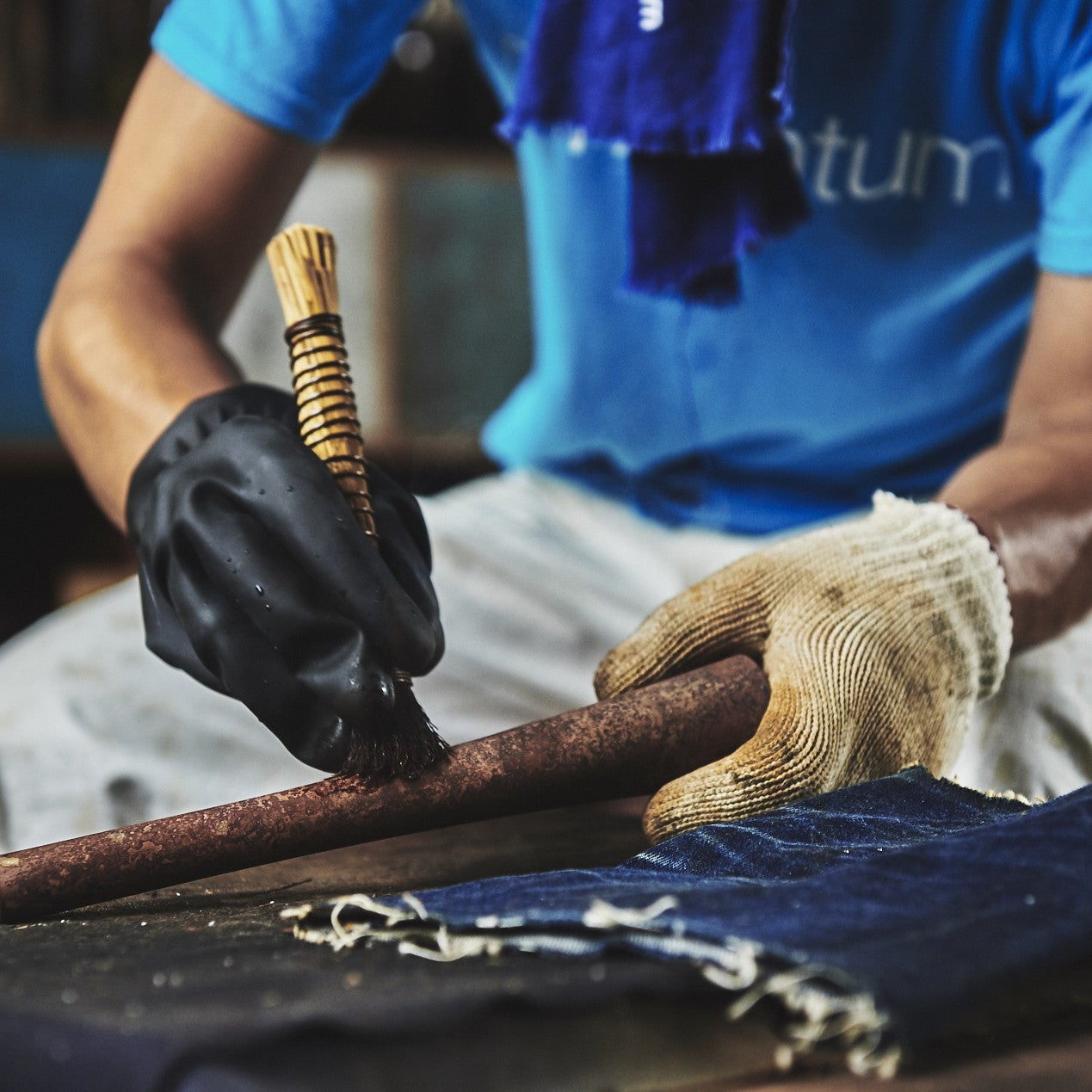 高岡銅器 置き時計 | time and spaceスタンド S | 斑紋ガス青銅色 | Orii