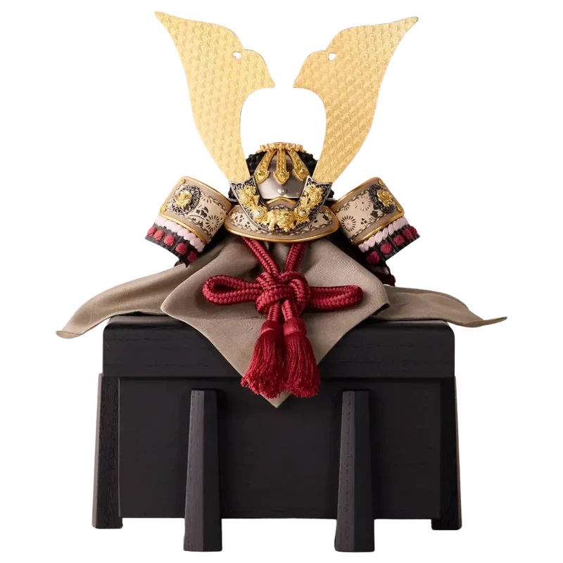 兜飾り | 天賦之兜 | 夢牡丹 1/5スケール | 鈴甲子 雄山【26/1/6以降順次配送】