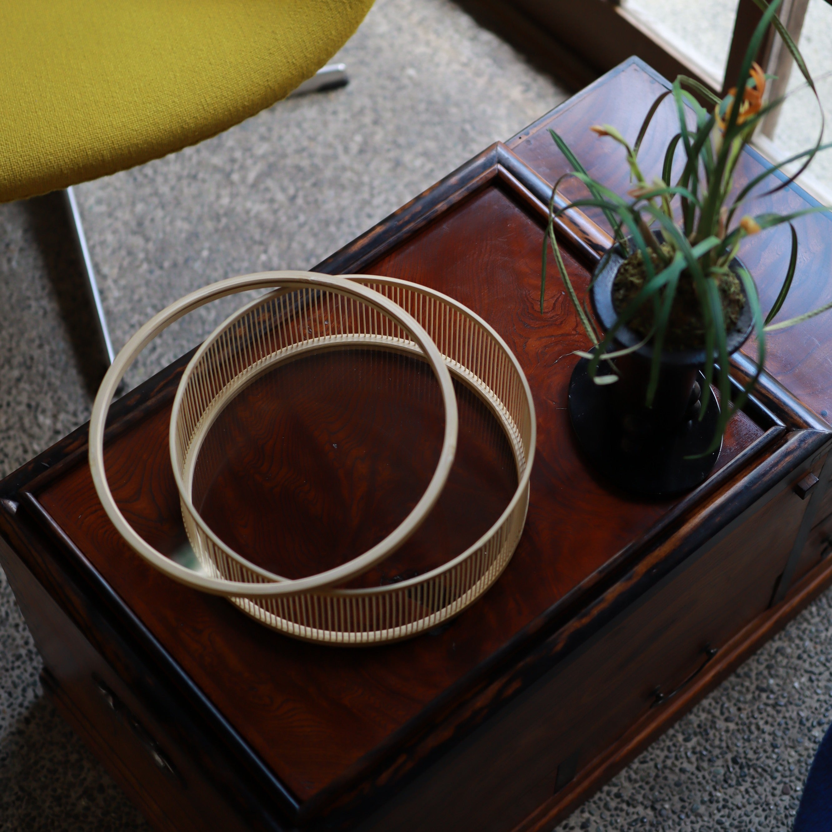 駿河竹千筋細工 菓子器 | カラ | hounobi