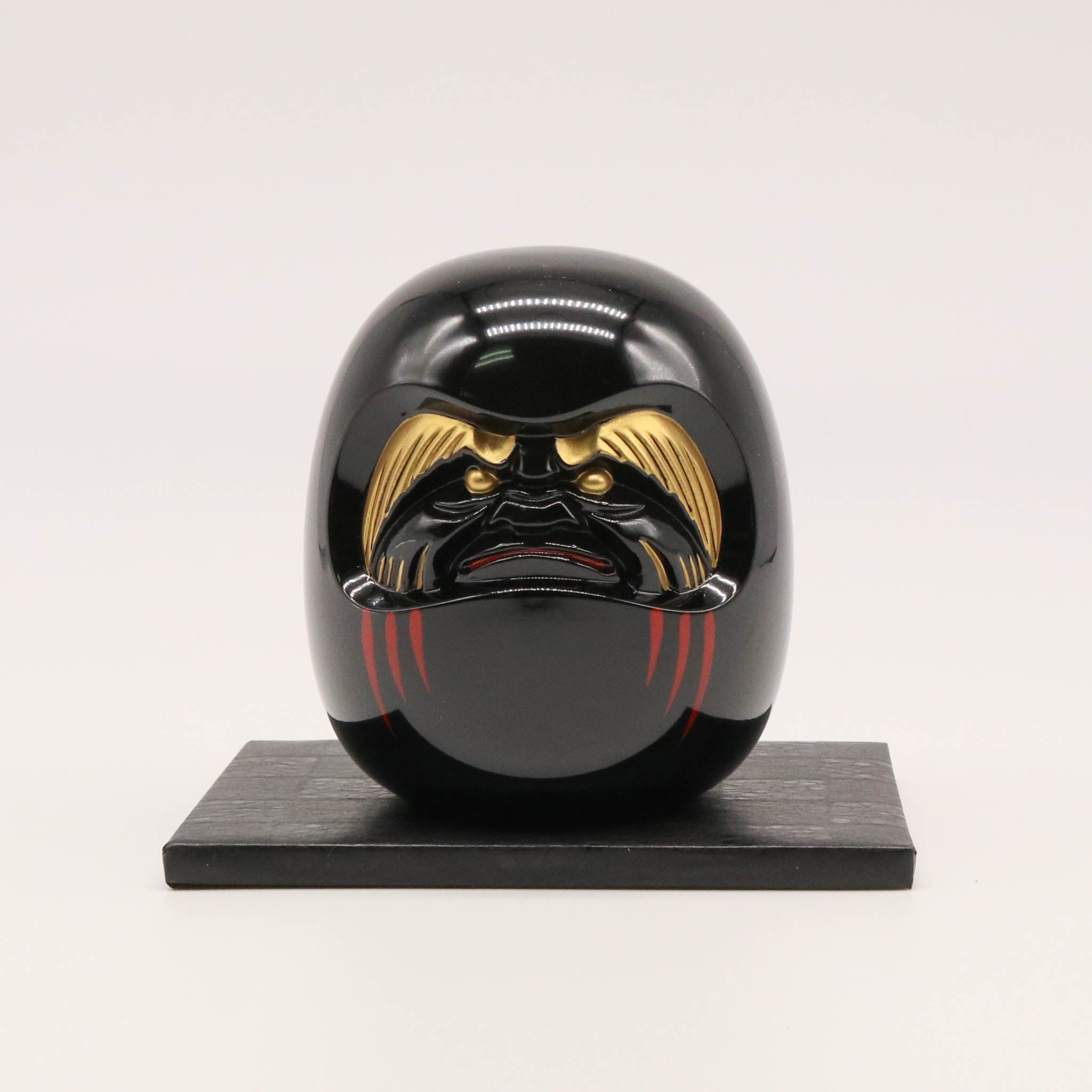 高岡銅器 | 達磨 | 黒漆・金蒔絵仕上げ | 銀雅堂