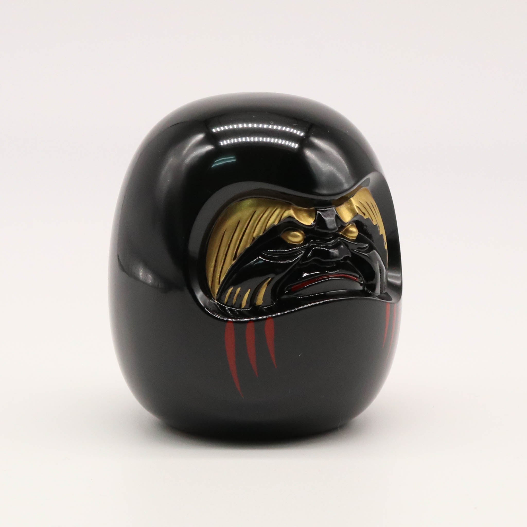 高岡銅器 | 達磨 | 黒漆・金蒔絵仕上げ | 銀雅堂