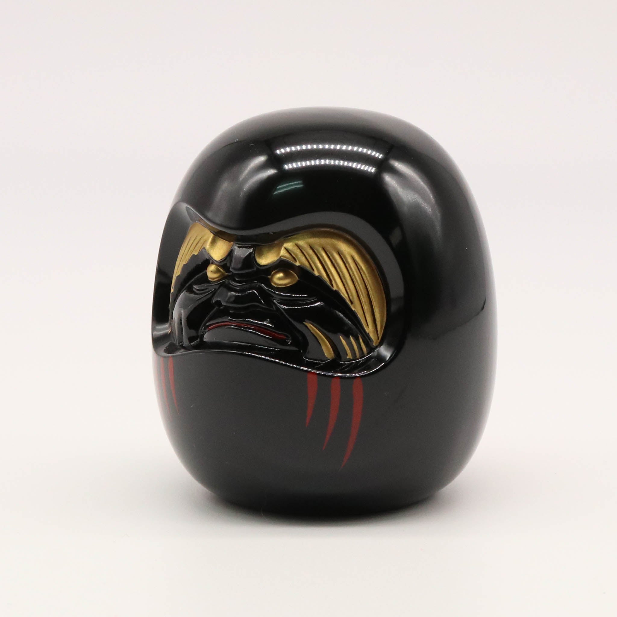 高岡銅器 | 達磨 | 黒漆・金蒔絵仕上げ | 銀雅堂