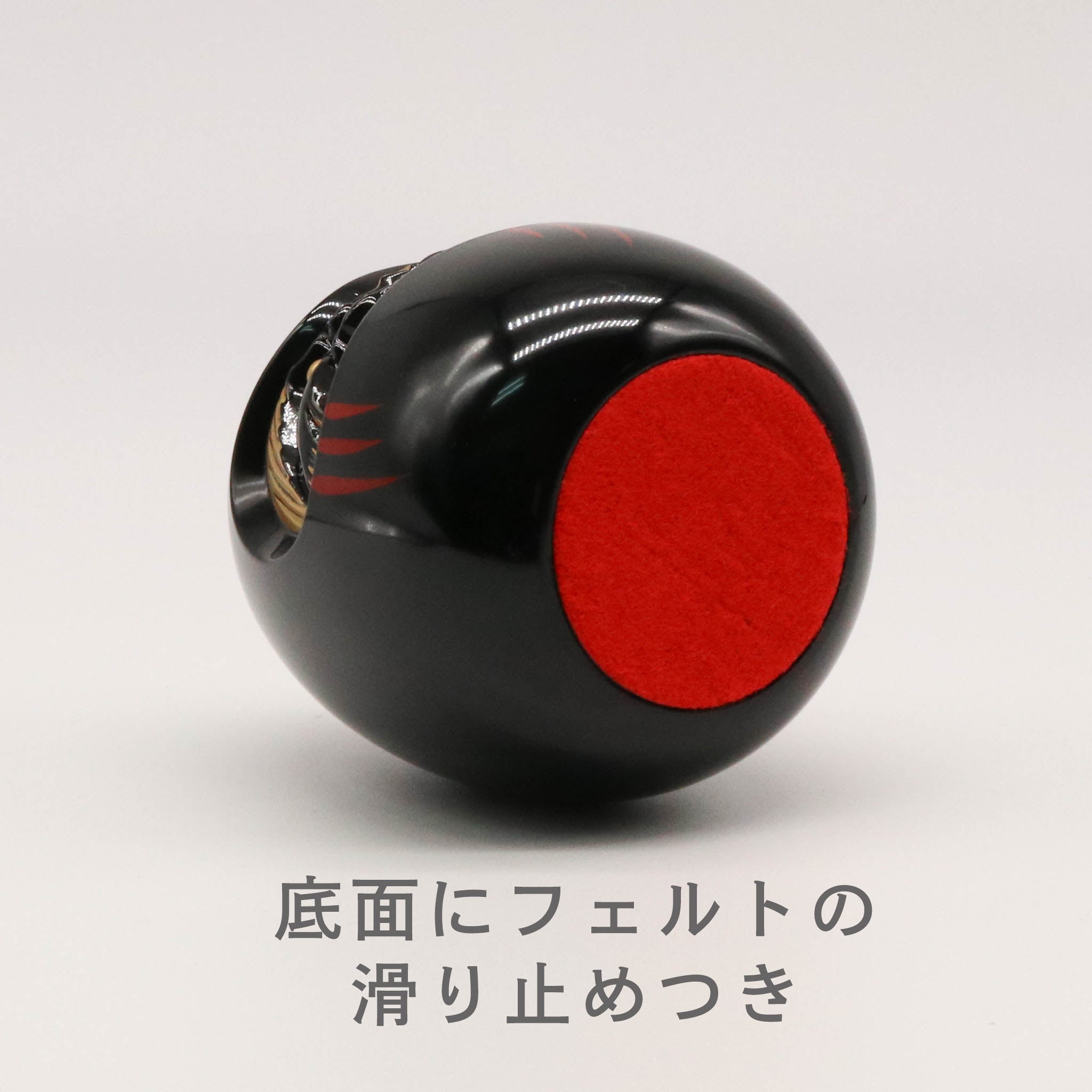 高岡銅器 | 達磨 | 黒漆・金蒔絵仕上げ | 銀雅堂