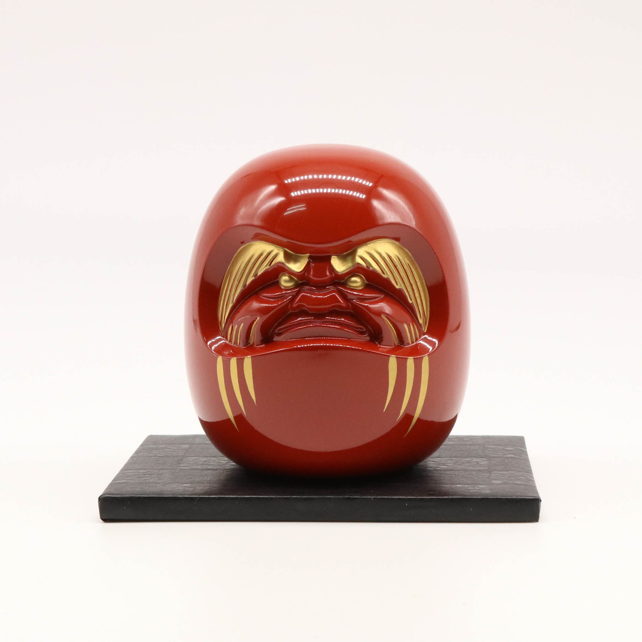 高岡銅器 | 達磨 | 赤漆・金蒔絵仕上げ | 銀雅堂