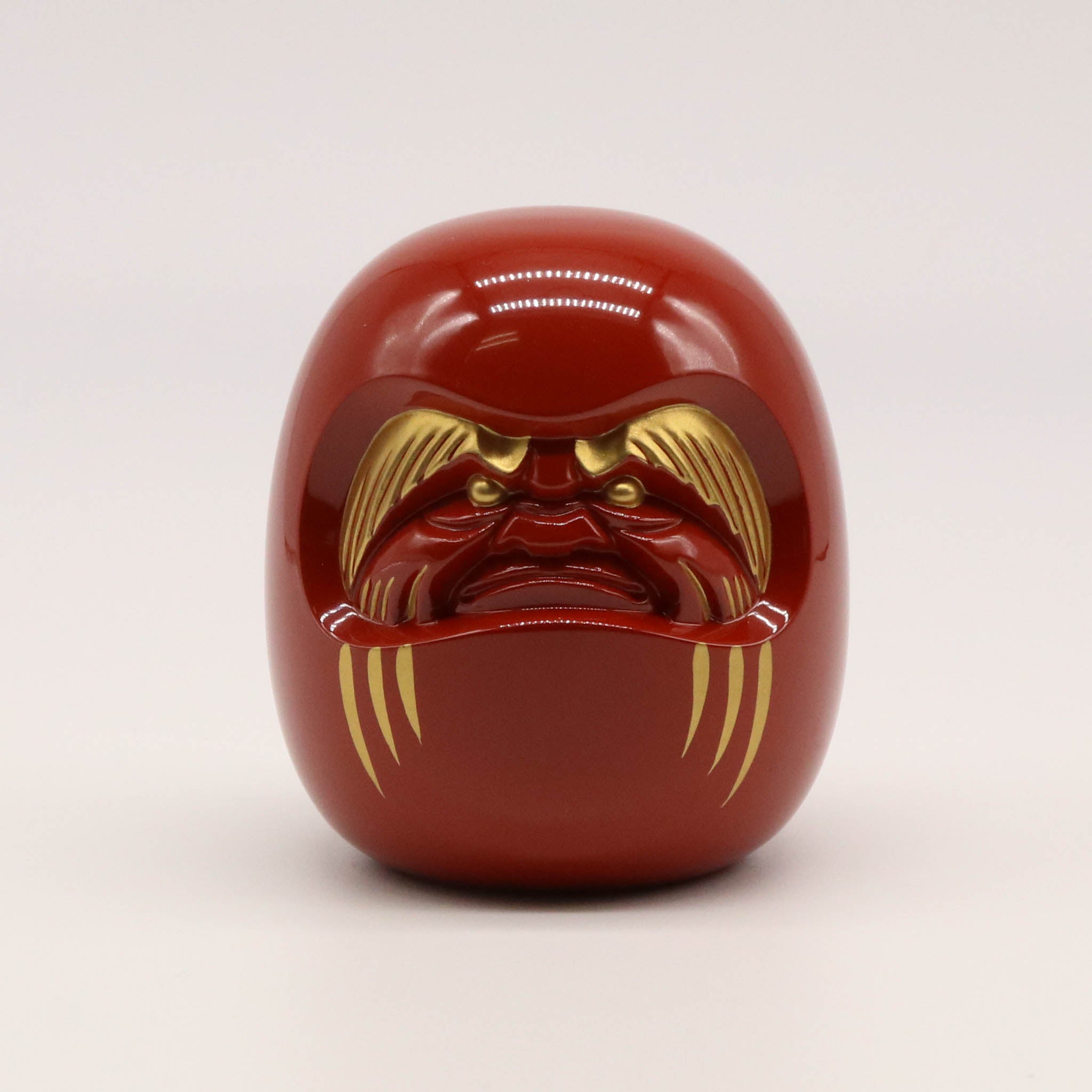 高岡銅器 | 達磨 | 赤漆・金蒔絵仕上げ | 銀雅堂