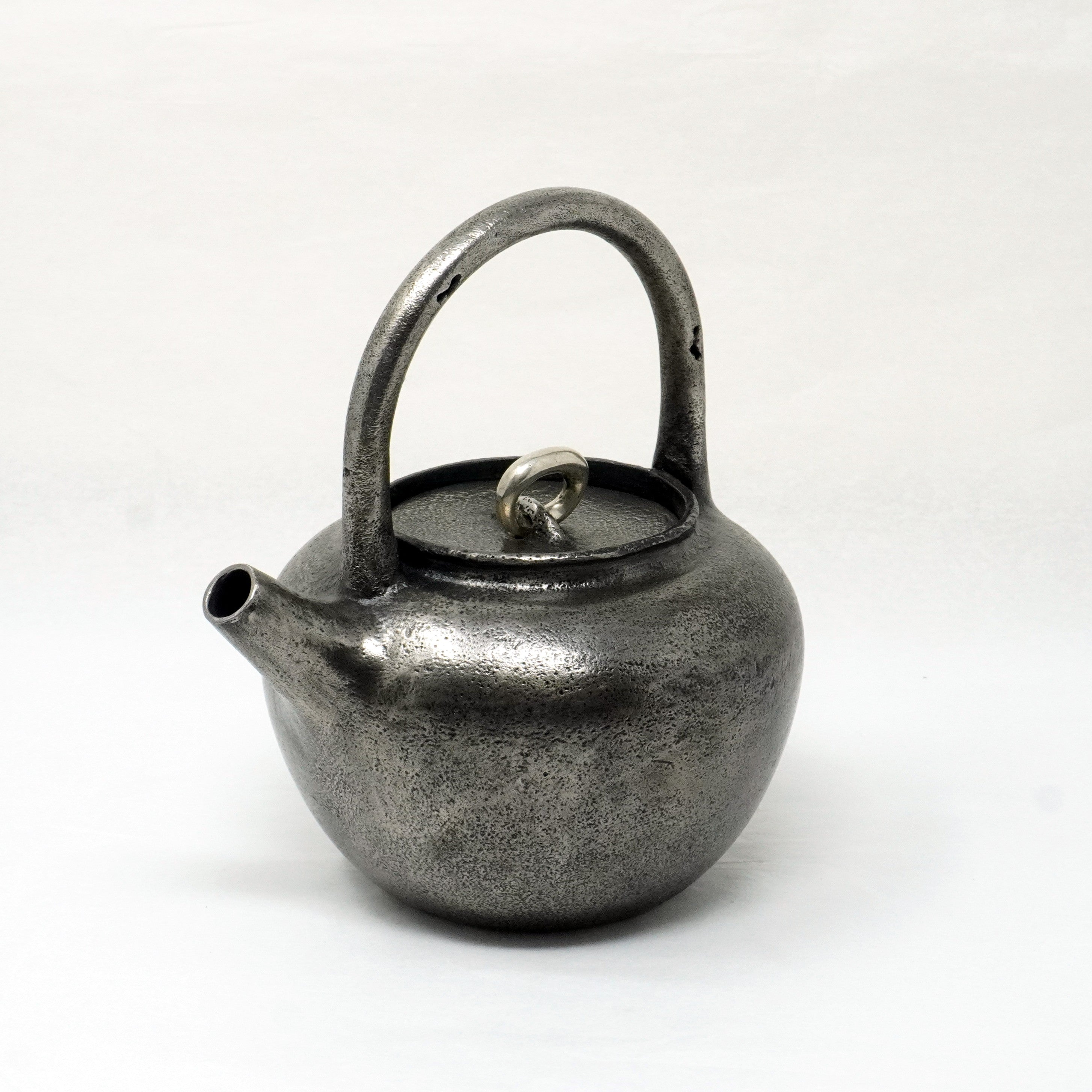 高岡銅器 鉄瓶 | 砂鉄 鉄砲口形 | 素文 | 般若鋳造所
