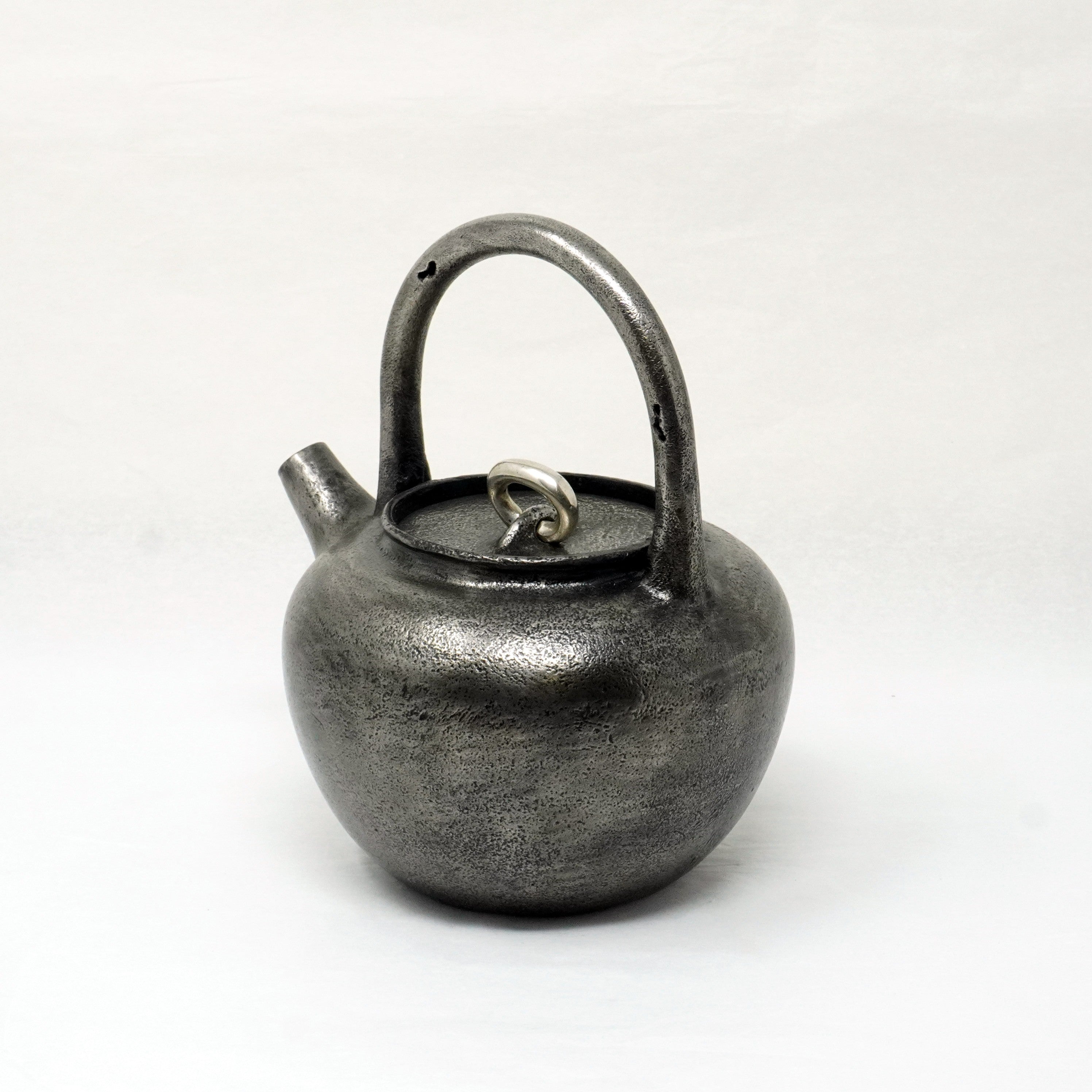 高岡銅器 鉄瓶 | 砂鉄 鉄砲口形 | 素文 | 般若鋳造所
