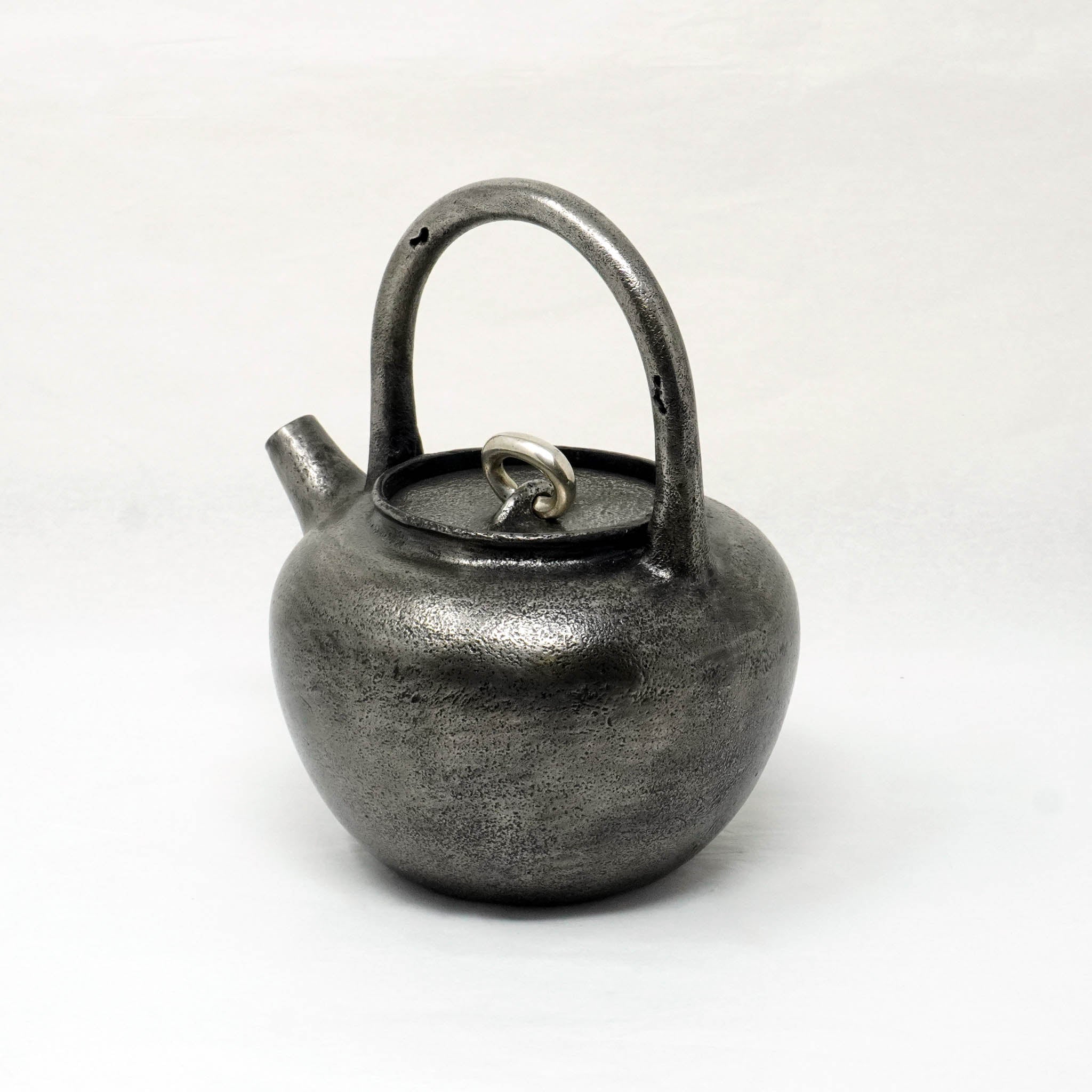 高岡銅器 鉄瓶 | 砂鉄 鉄砲口形 | 素文 | 般若鋳造所