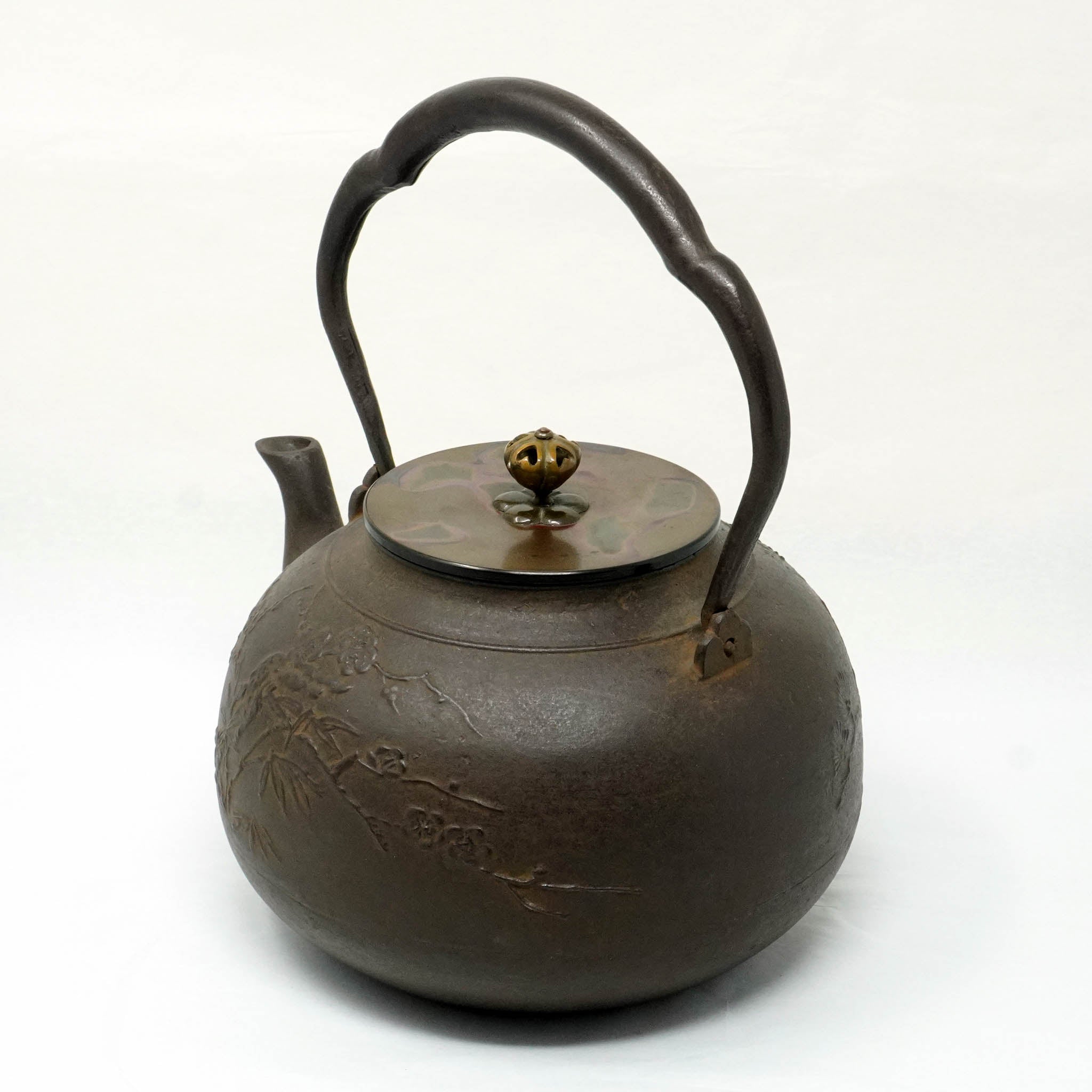 鋳物　錦鶏 高岡銅器 鉄瓶 | 松竹梅文 | 般若鋳造所