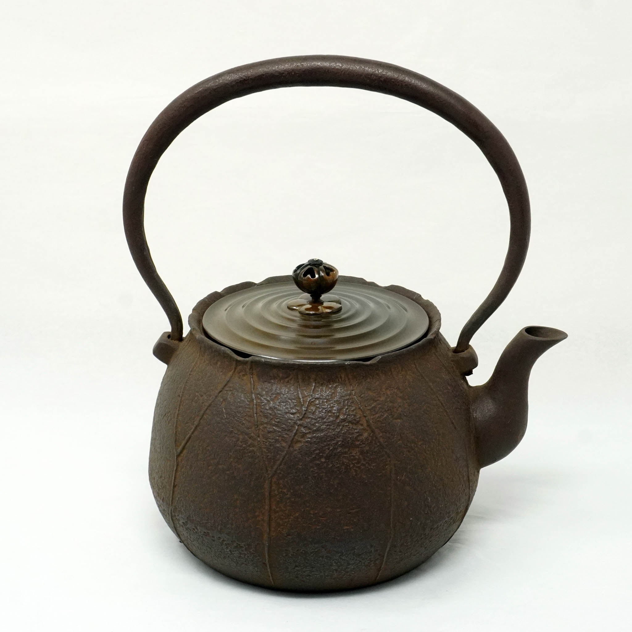 高岡銅器 鉄瓶 | 荷葉 蓮形 | 般若鋳造所