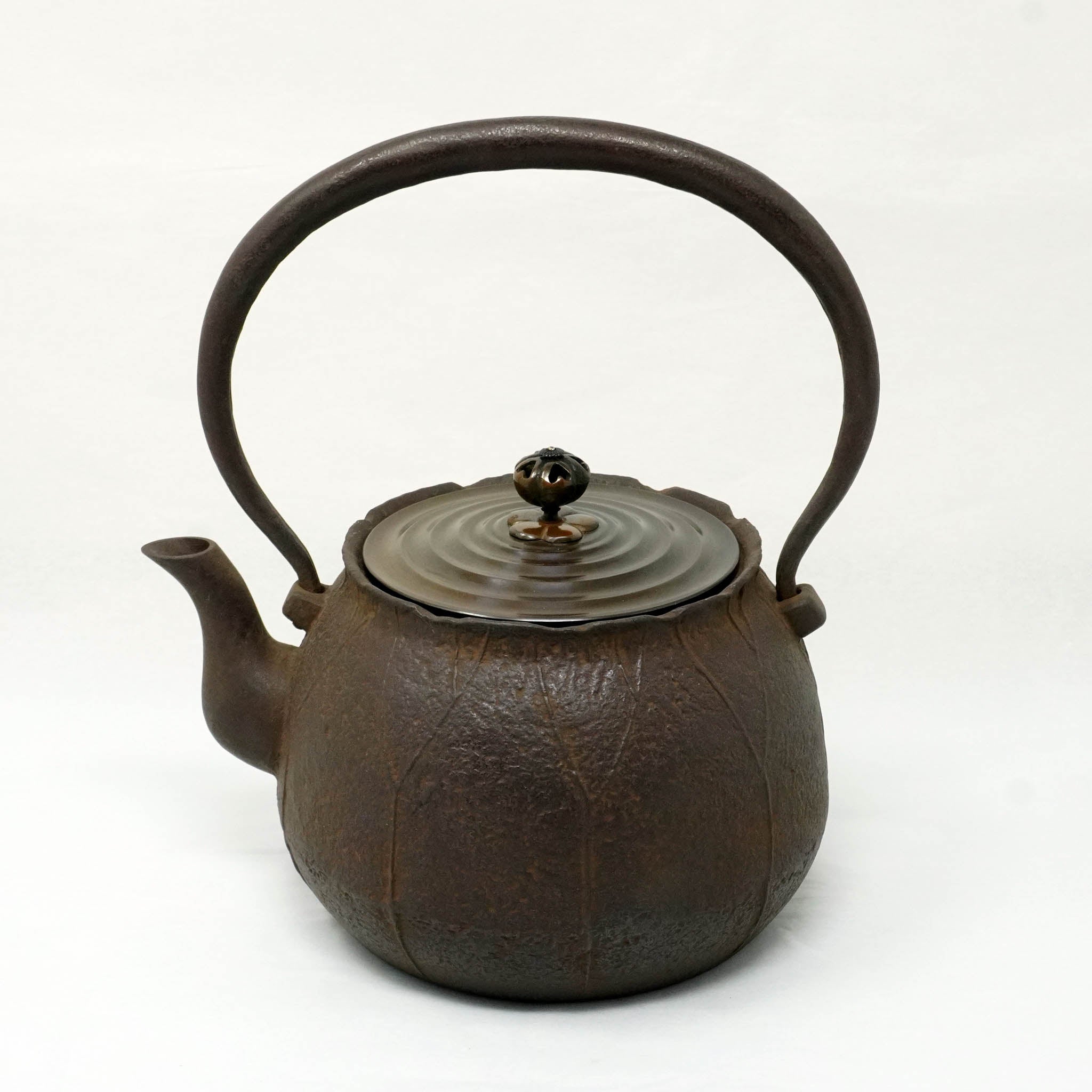 高岡銅器 鉄瓶 | 荷葉 蓮形 | 般若鋳造所