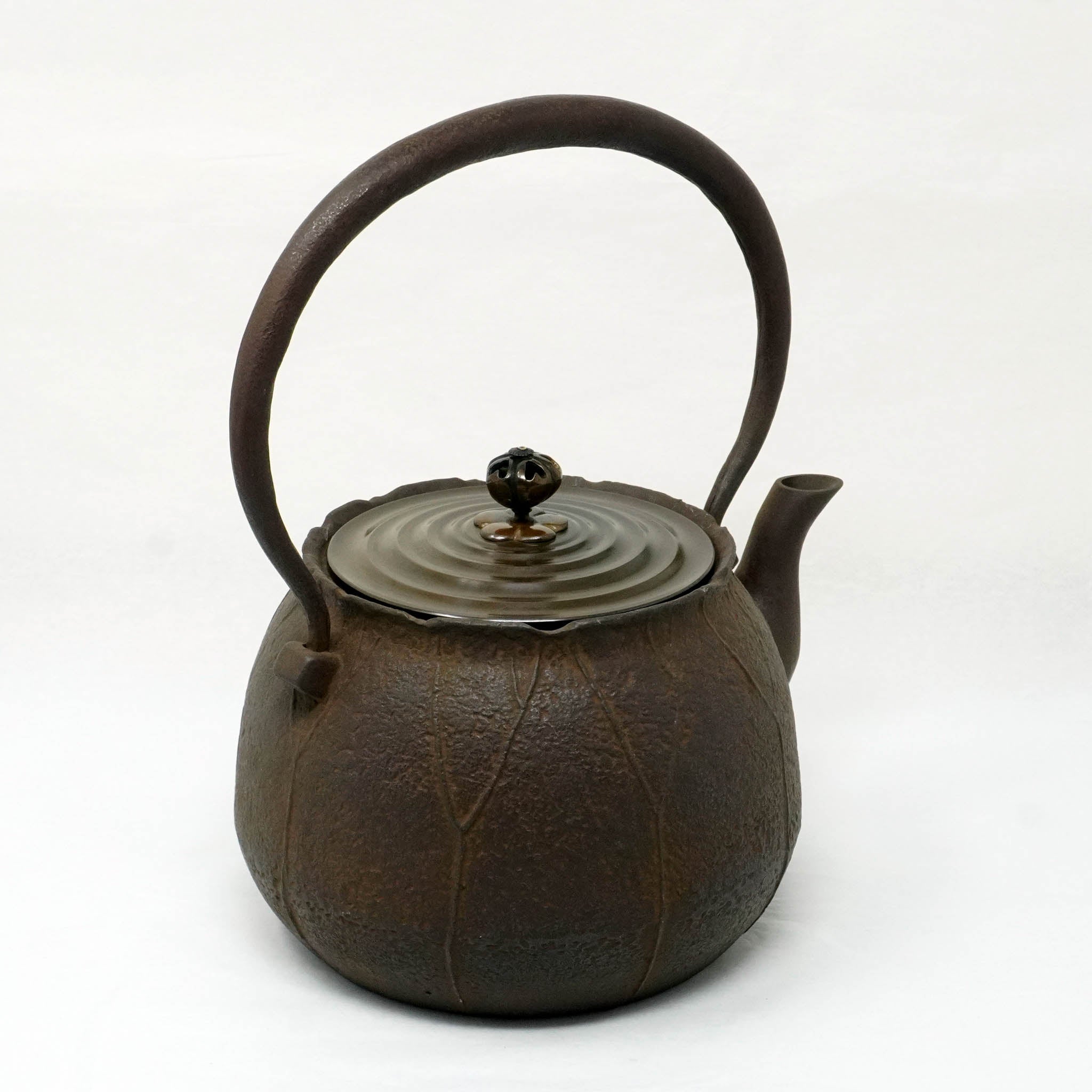 高岡銅器 鉄瓶 | 荷葉 蓮形 | 般若鋳造所