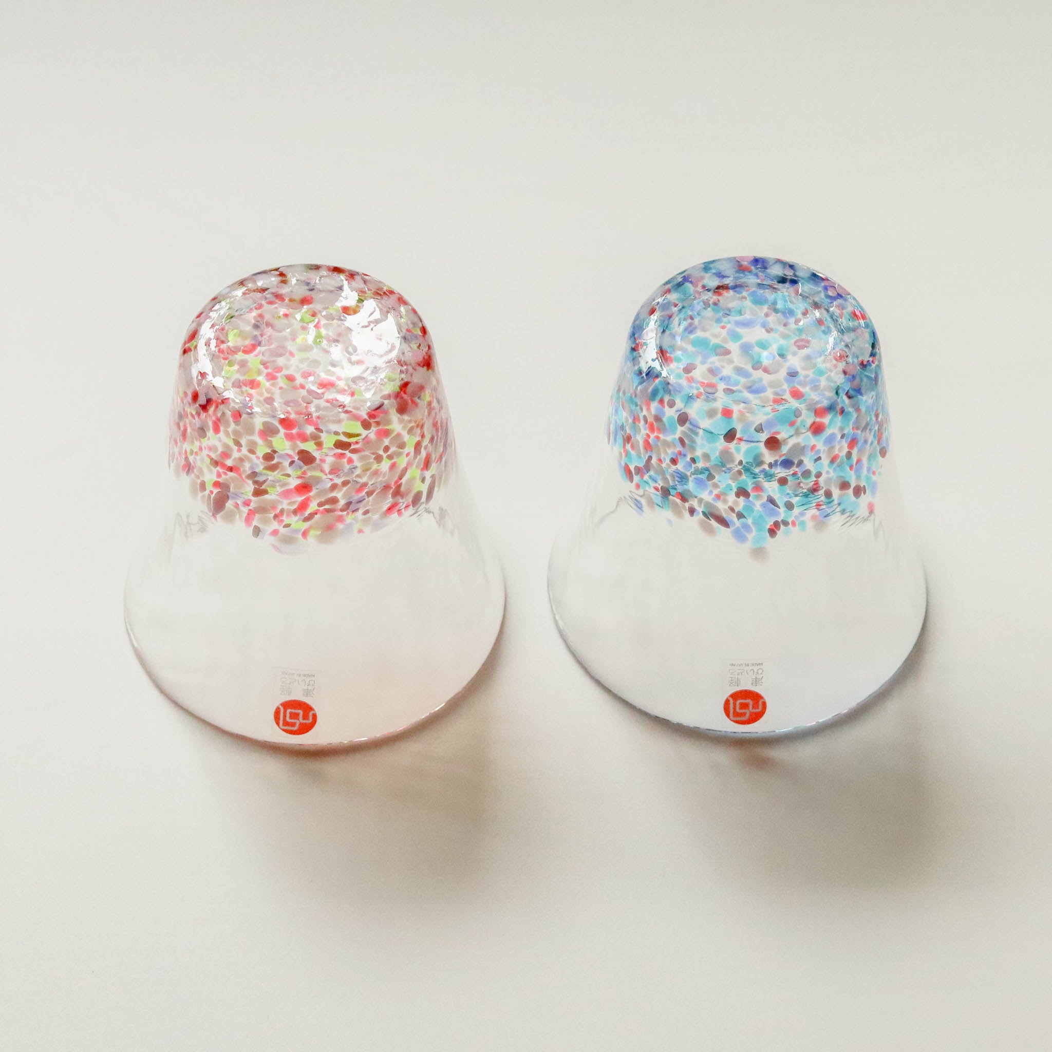 津軽びいどろ グラスペア | にほんの色ふうけい | 春麗ら | 北洋硝子