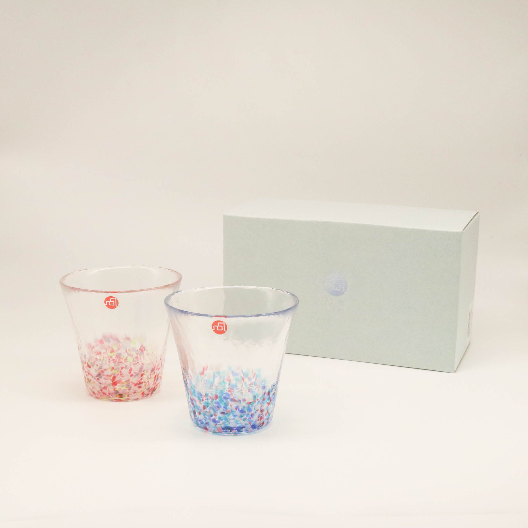 津軽びいどろ グラスペア | にほんの色ふうけい | 春麗ら | 北洋硝子