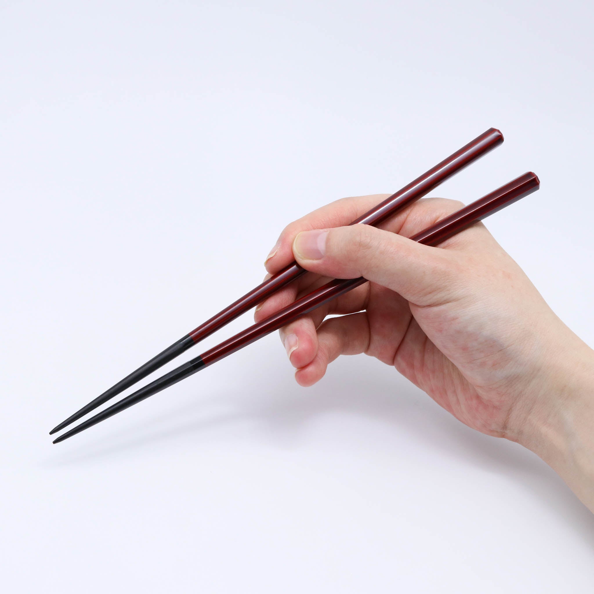 若狭塗 ペア箸 | 八角 桐箱入り | 黒檀 | マツ勘