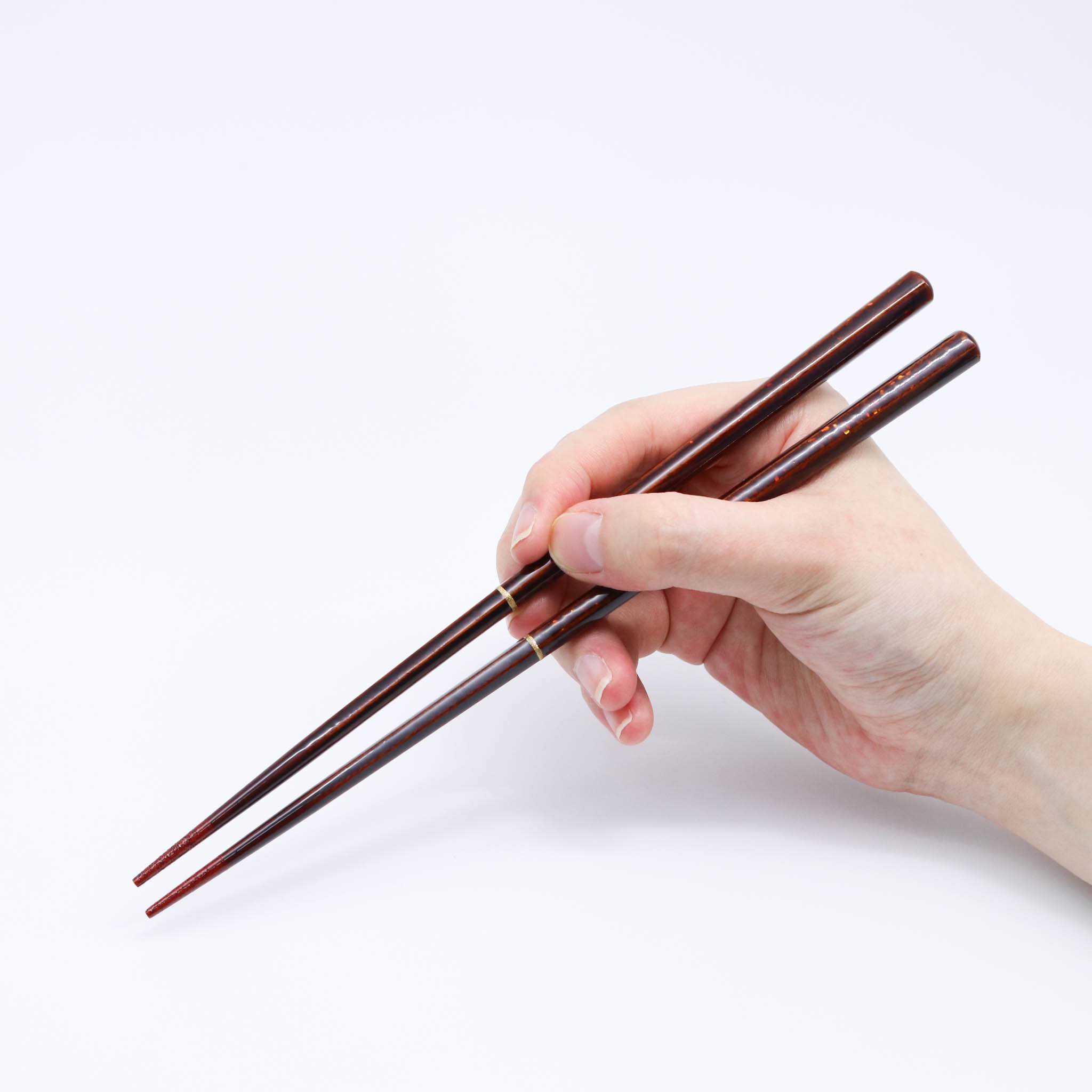 若狭塗 ペア箸 | WAKASA 六角 桐箱入り | 螺鈿 | マツ勘