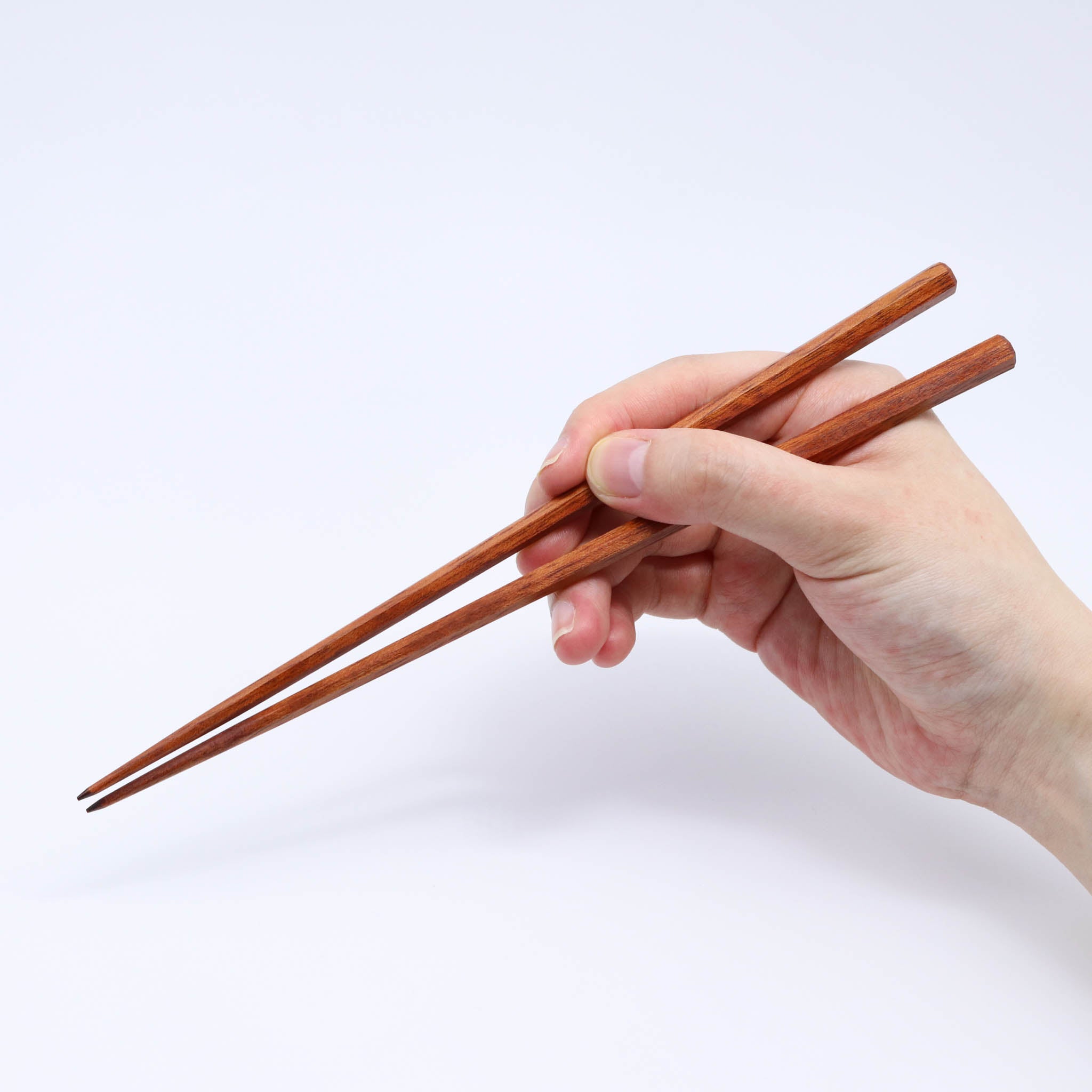 若狭塗 ペア箸 | サティーネ 七角 桐箱入り | 拭漆 | マツ勘