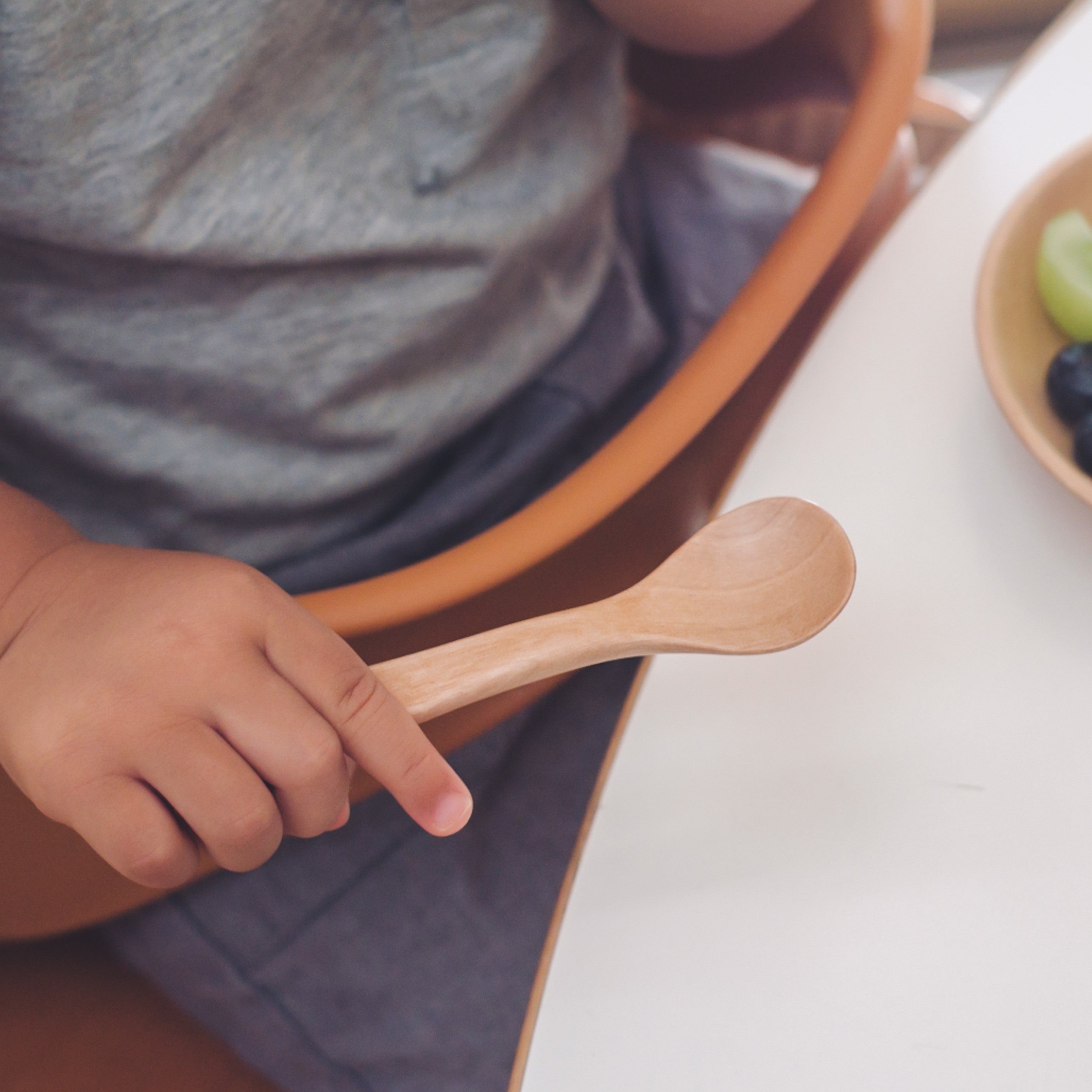 山中漆器 離乳食食器 | KIKKI-spoon | ナチュラル | KIKKI