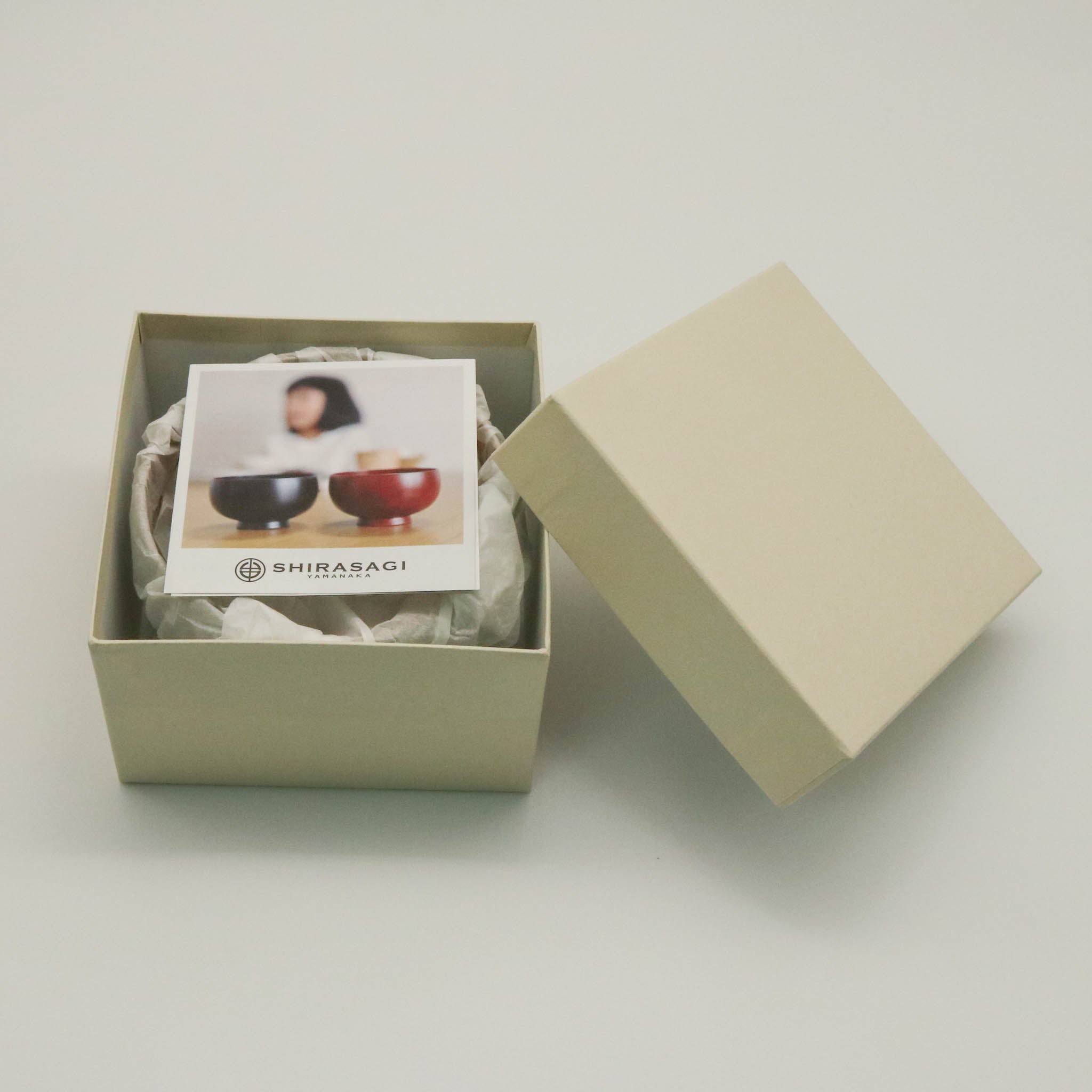 山中漆器 子供用食器 | しらさぎ椀S sibo | 桜 ナチュラル×グリーン | 白鷺木工