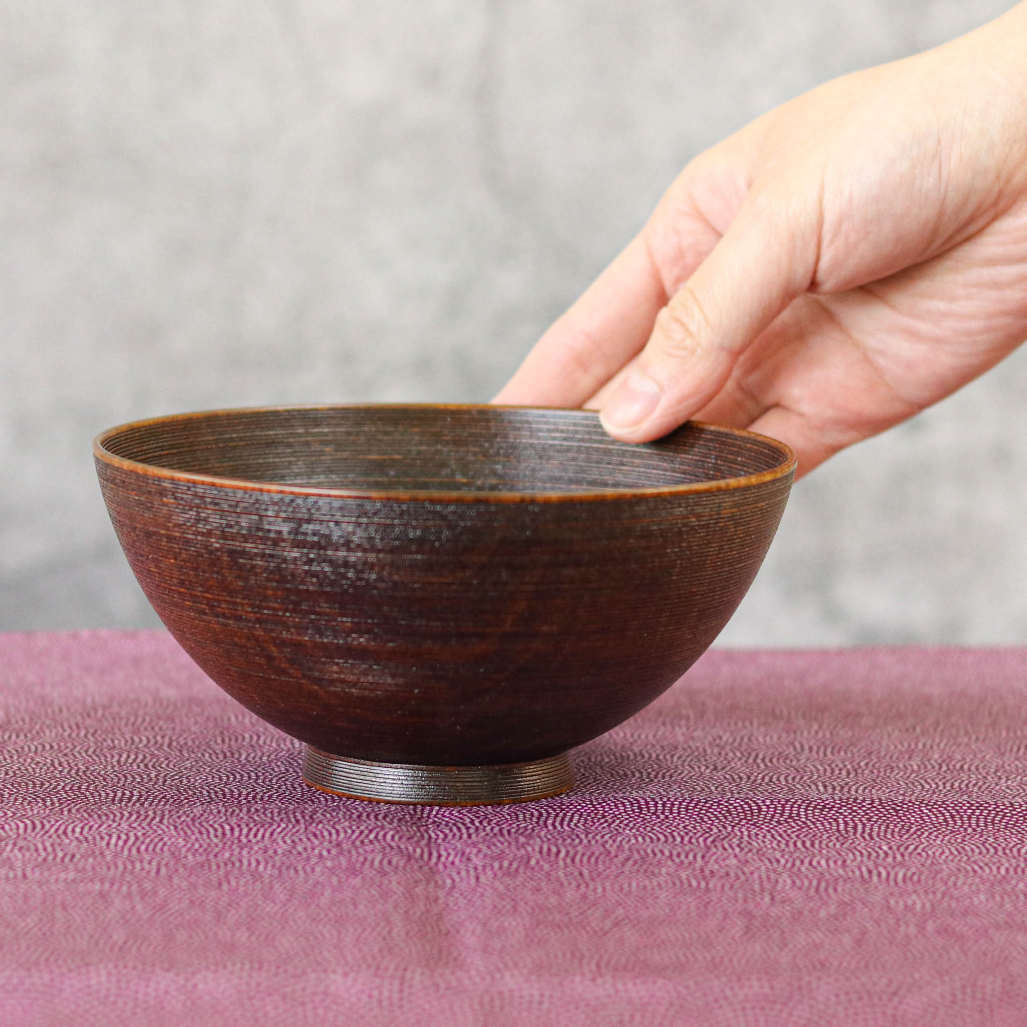 山中漆器 お碗 | コットン汁椀 | 14cm | 大島東太郎商店