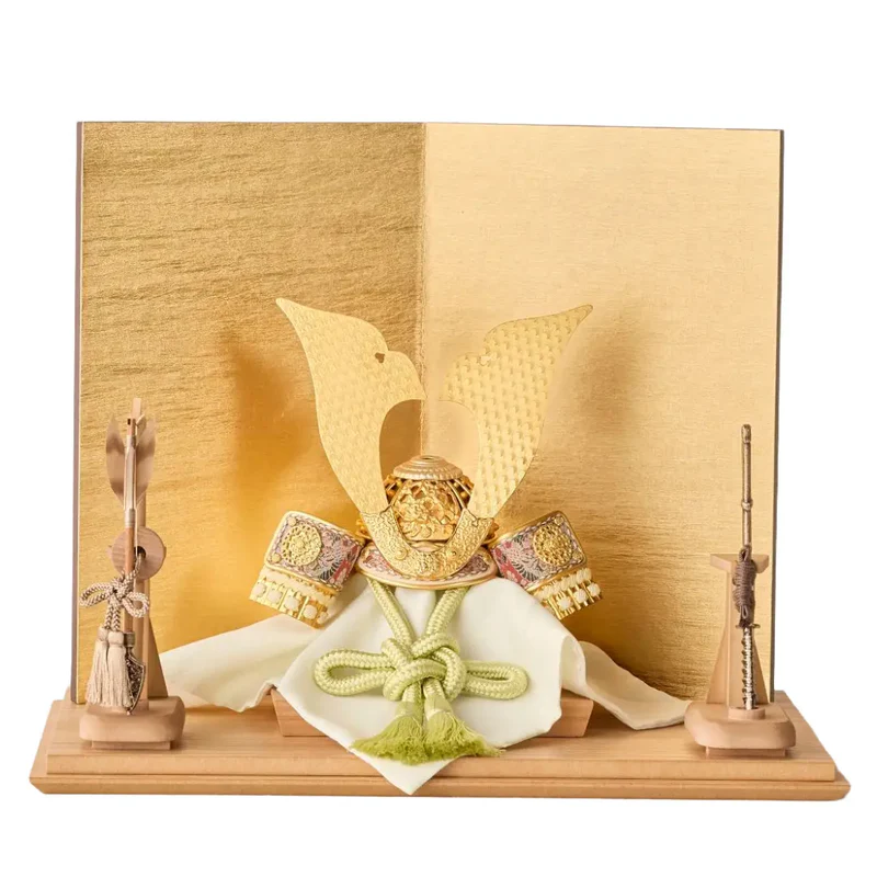 兜飾り | 天賦の兜 葵 | 金紗の飾り | 鈴甲子 雄山