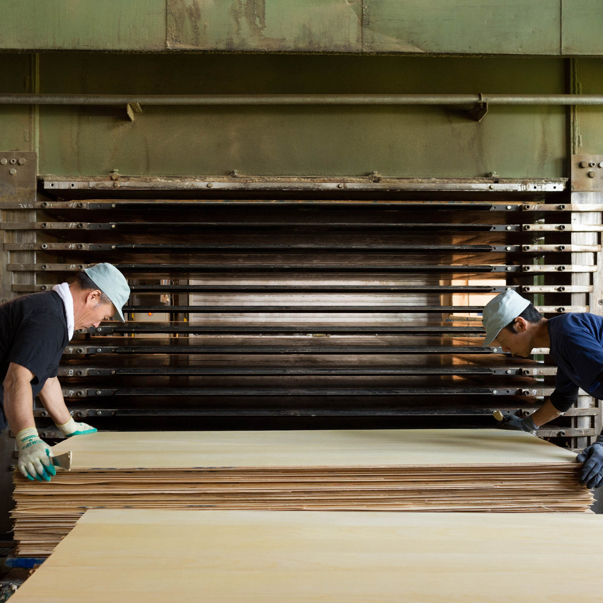 木工品 ペーパーウェイト | koishi square | blue-green | PLYWOOD laboratory