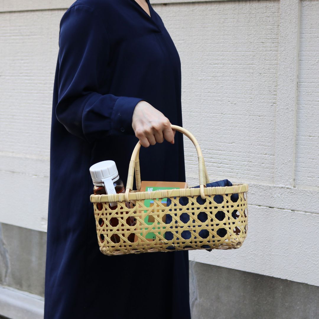別府竹細工 竹かご | 八ツ目かごバッグ 籐 | 小 | 山下工芸