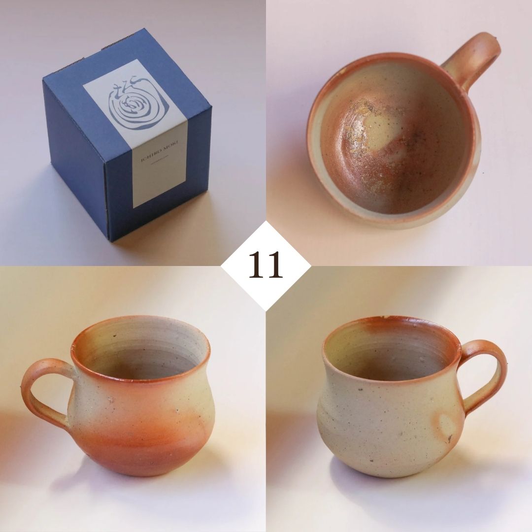 備前焼 | コーヒーカップ １点もの | 緋襷 ひだすき | 森一朗