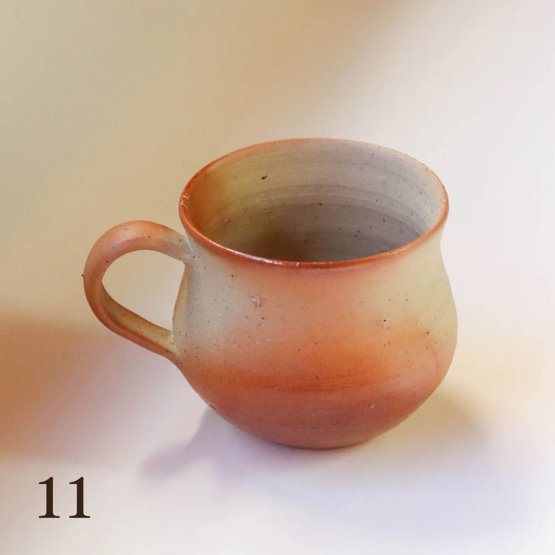 備前焼 | コーヒーカップ １点もの | 緋襷 ひだすき | 森一朗