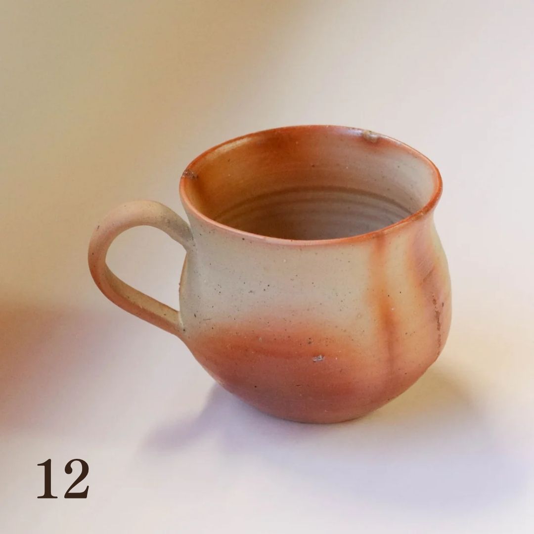 備前焼 | コーヒーカップ １点もの | 緋襷 ひだすき | 森一朗