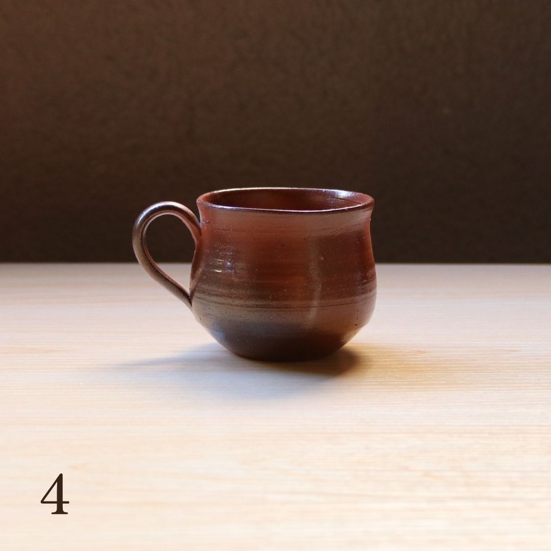 備前焼 | コーヒーカップ １点もの | 緋襷 ひだすき | 森一朗