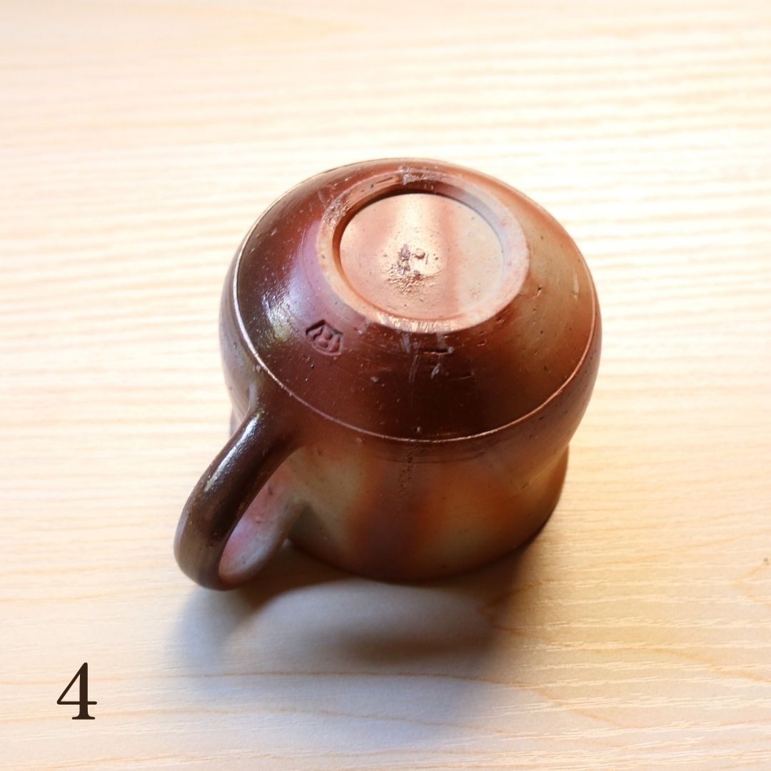 備前焼 | コーヒーカップ １点もの | 緋襷 ひだすき | 森一朗
