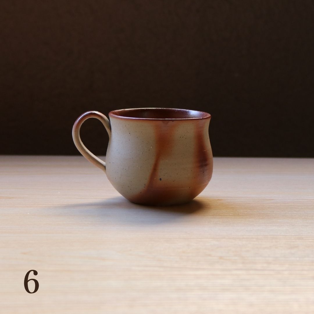 備前焼 カップ | コーヒーマグ | 緋襷 | 森一朗