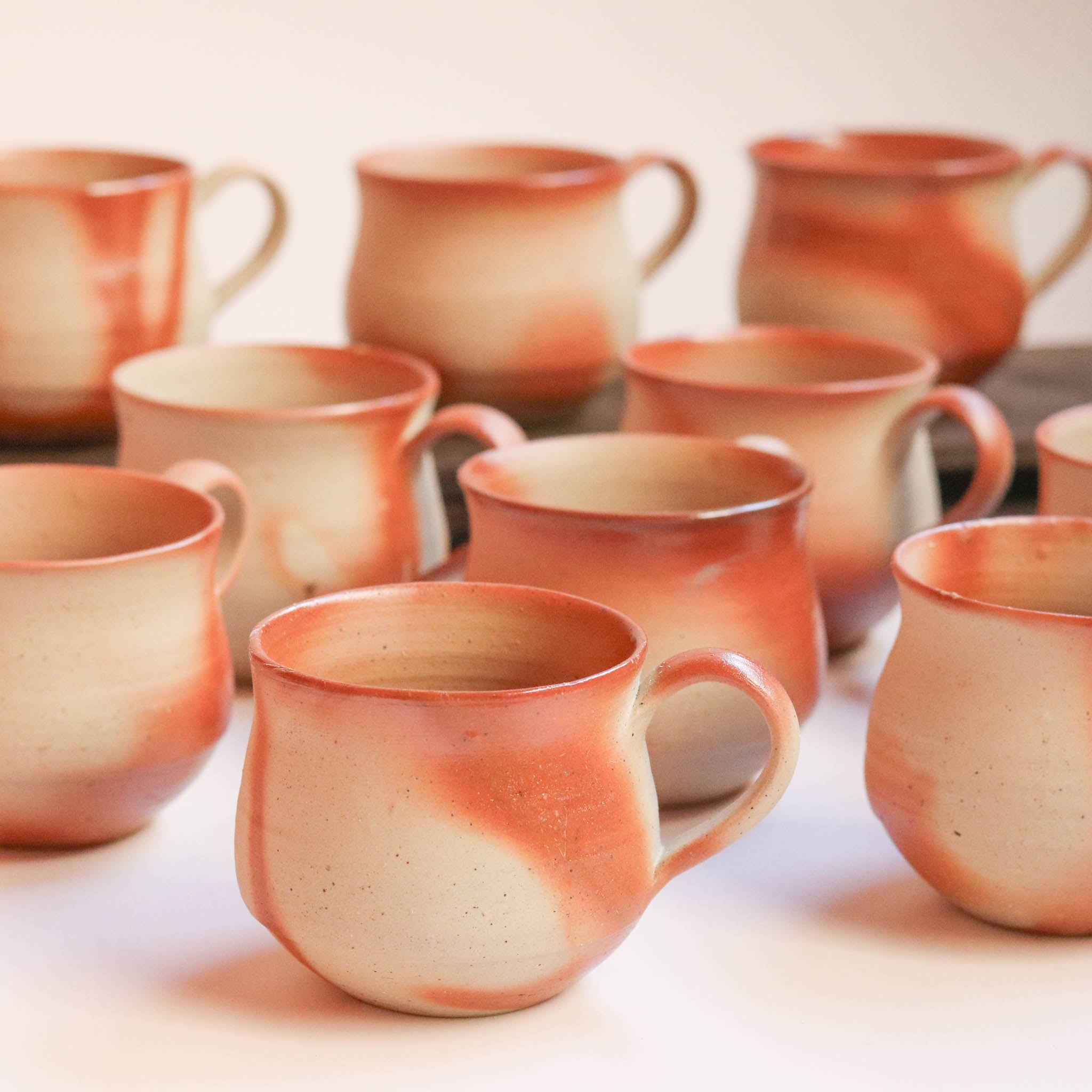 備前焼 | コーヒーカップ １点もの | 緋襷 ひだすき | 森一朗