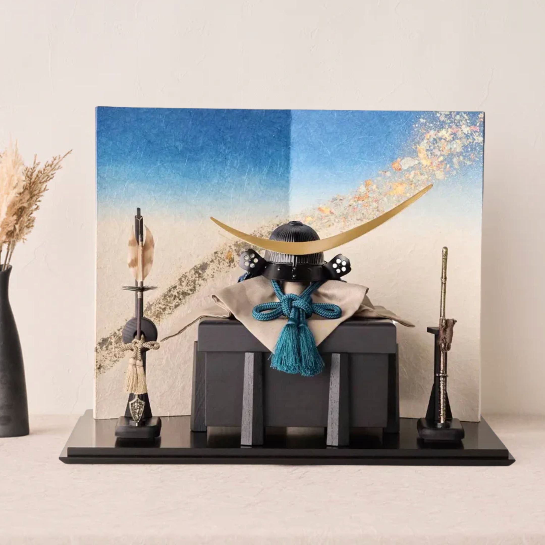 兜飾りセット | 戦国名将 伊達政宗 1/5スケール | 青霞の飾り | 鈴甲子 雄山【26/1/6以降順次配送】