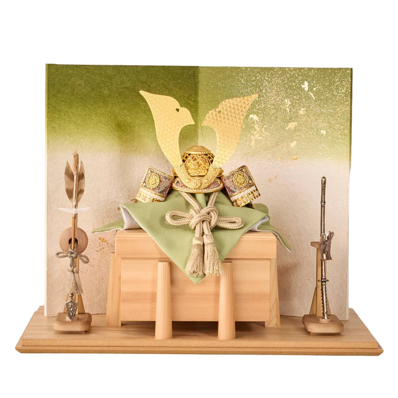 兜飾り | 天賦の兜 大地 | 金翠の飾り | 鈴甲子 雄山