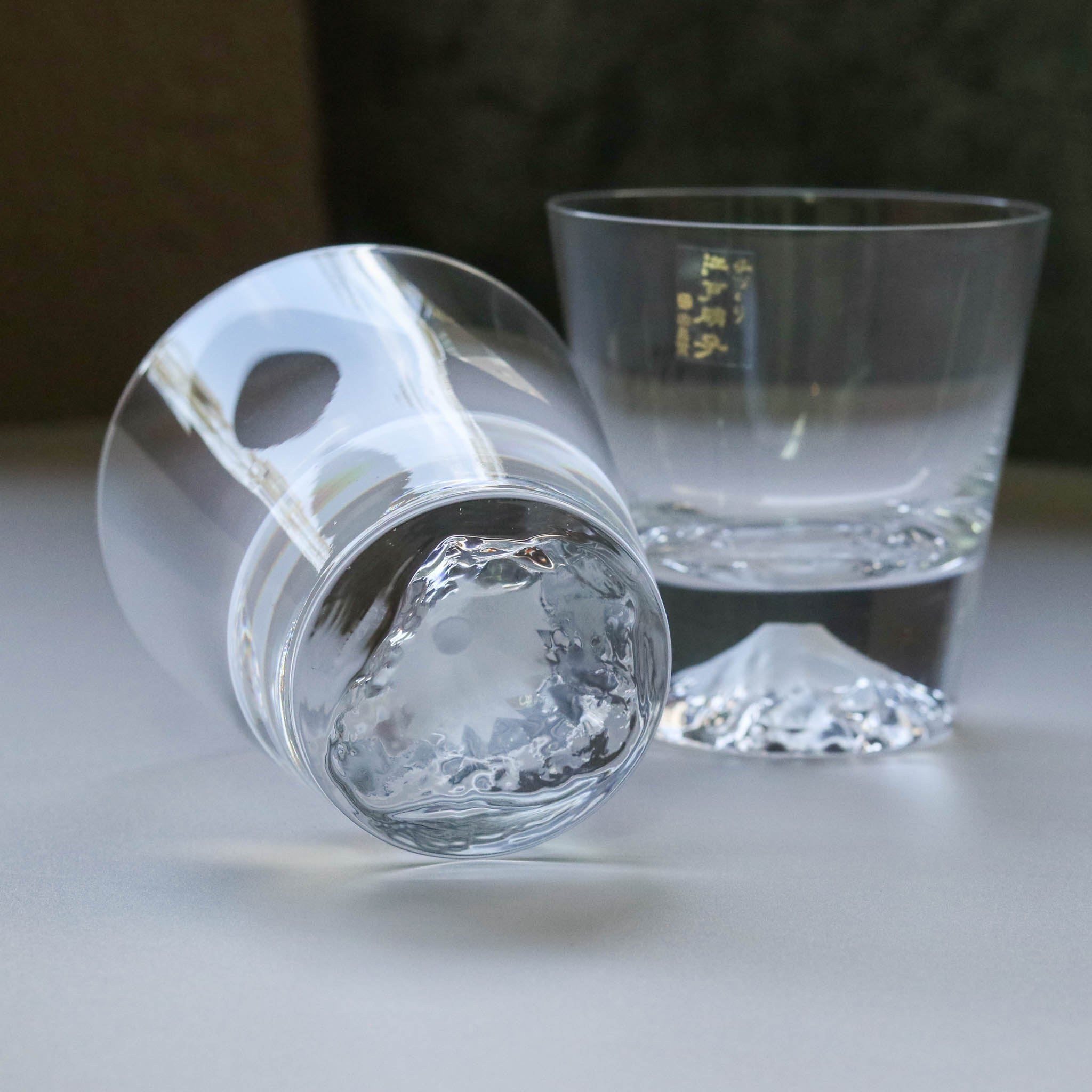 江戸硝子 ペアグラス | 富士山ロックグラス | 田島硝子
