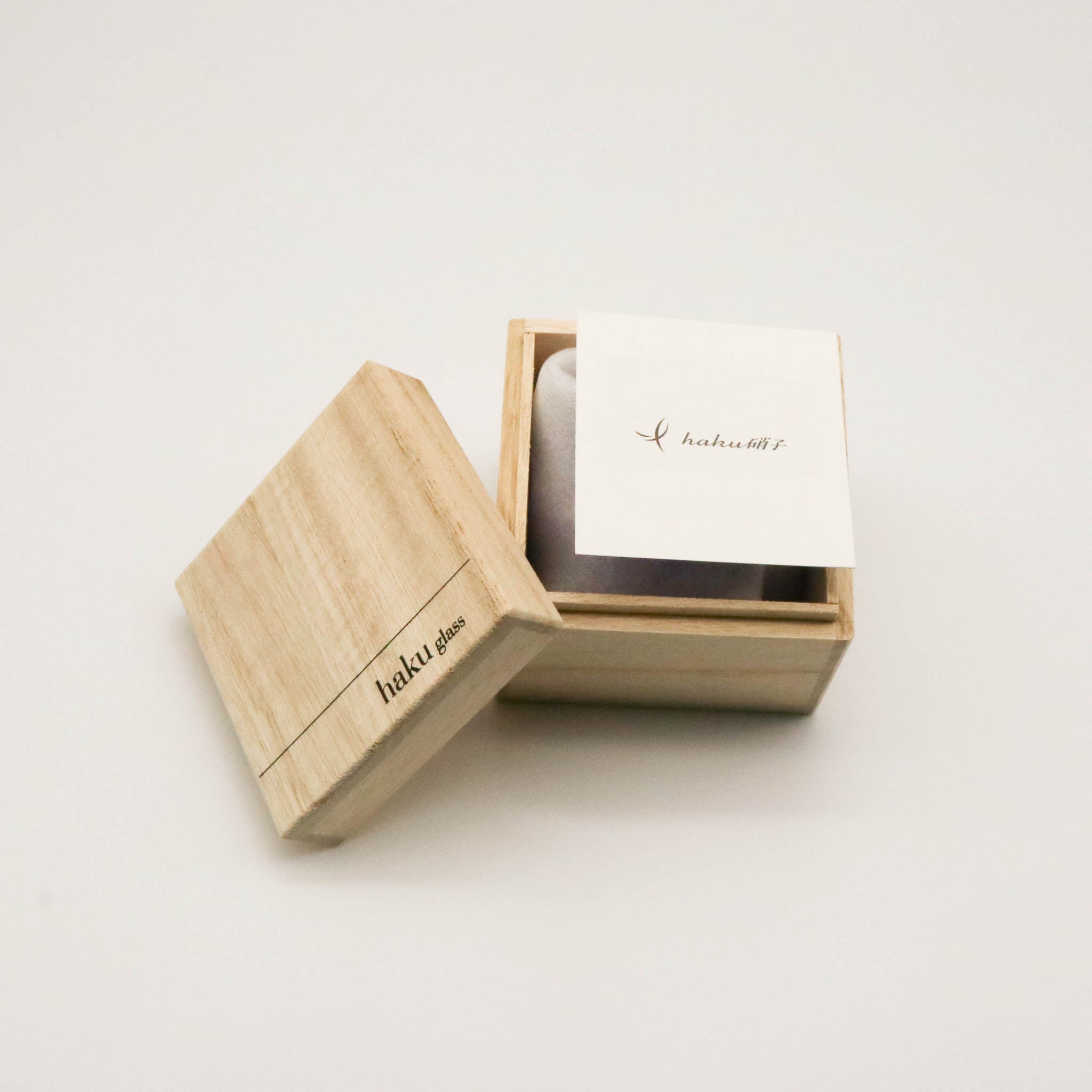 江戸切子 ぐい呑み |  homura 焔 | 瑠璃 | haku硝子