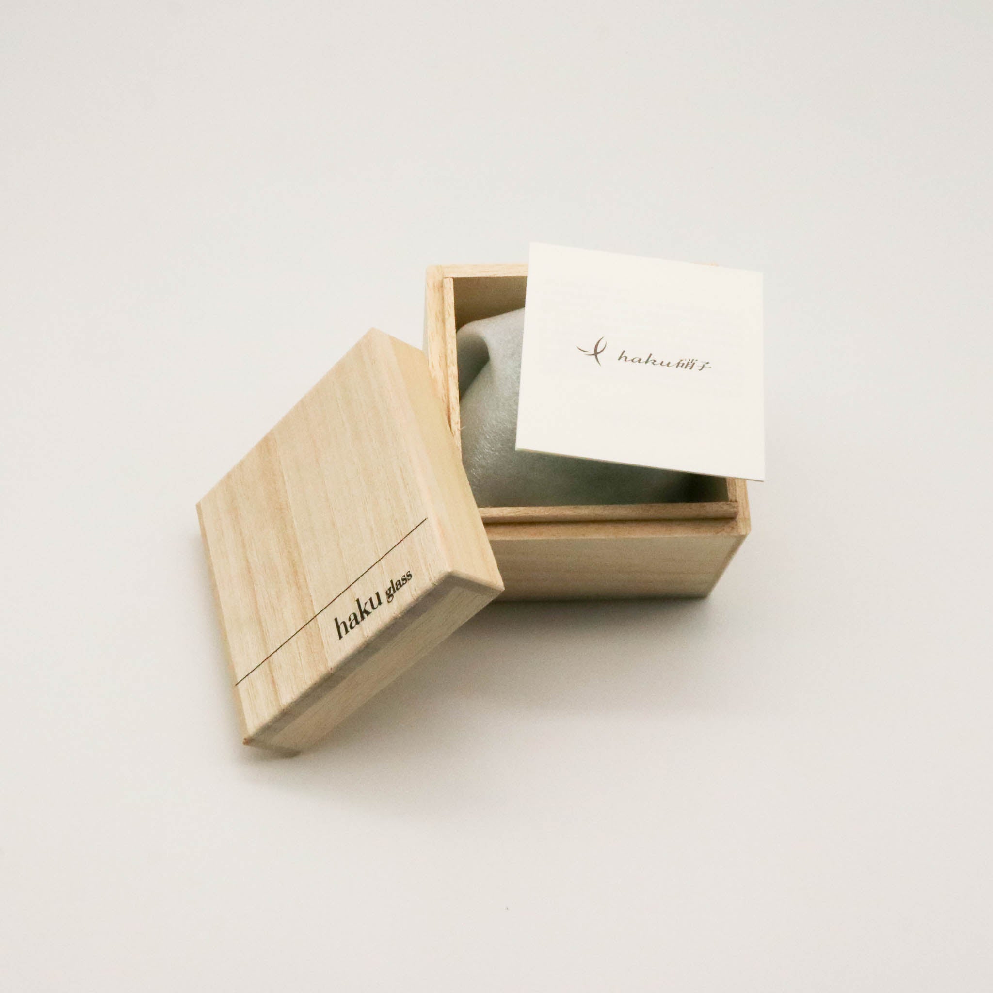 江戸切子 ぐい呑み |  homura 焔 | 緑 | haku硝子