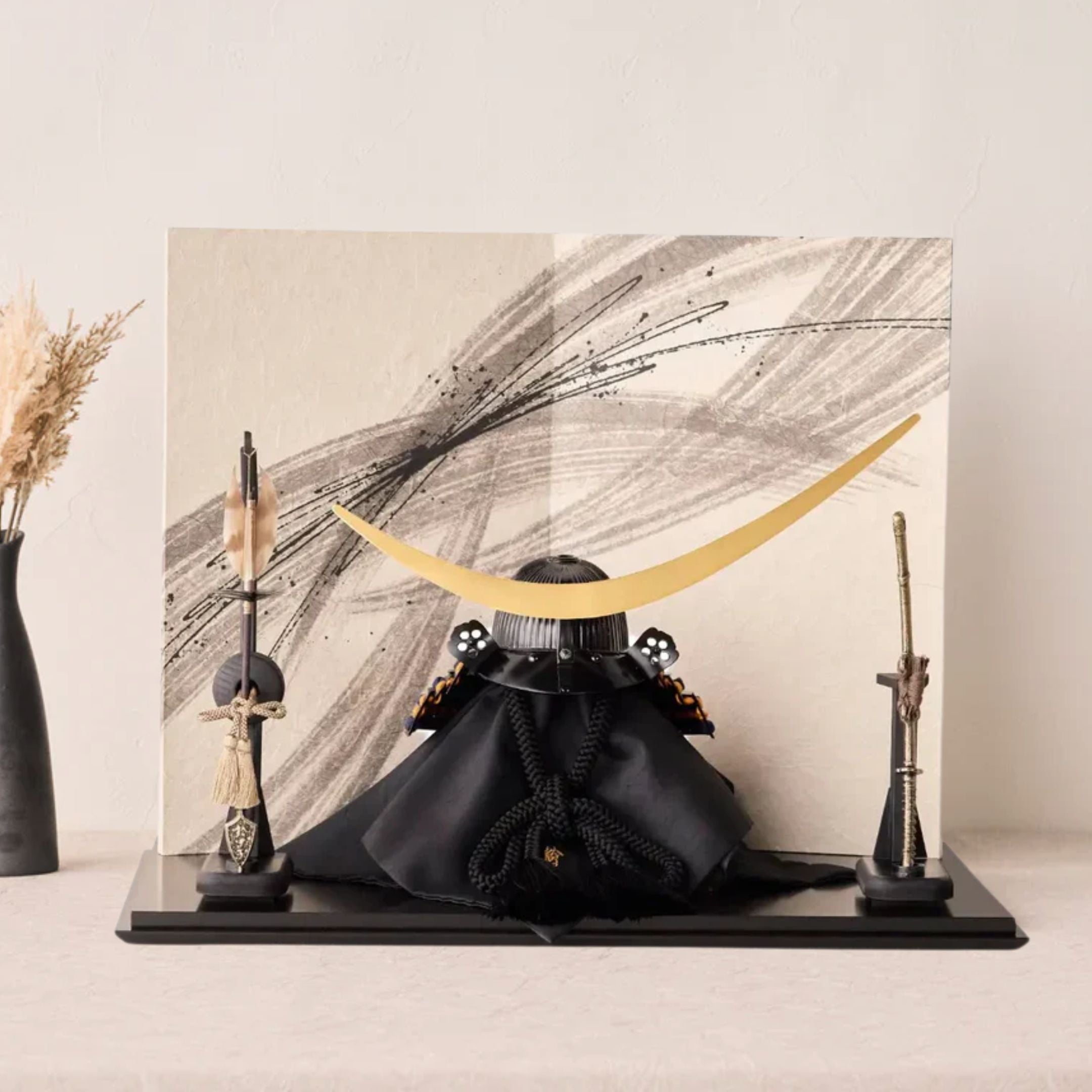 兜飾りセット | 戦国名将 伊達政宗 1/3スケール | 墨流の飾り | 鈴甲子 雄山【26/1/6以降順次配送】