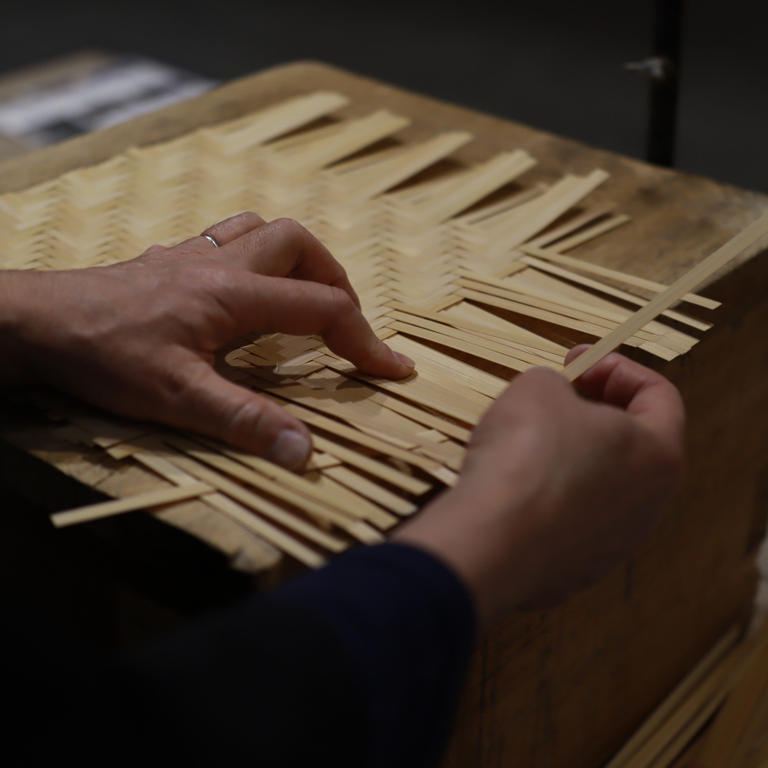 駿河竹千筋細工 ランプスタンド  | 千空 | hounobi