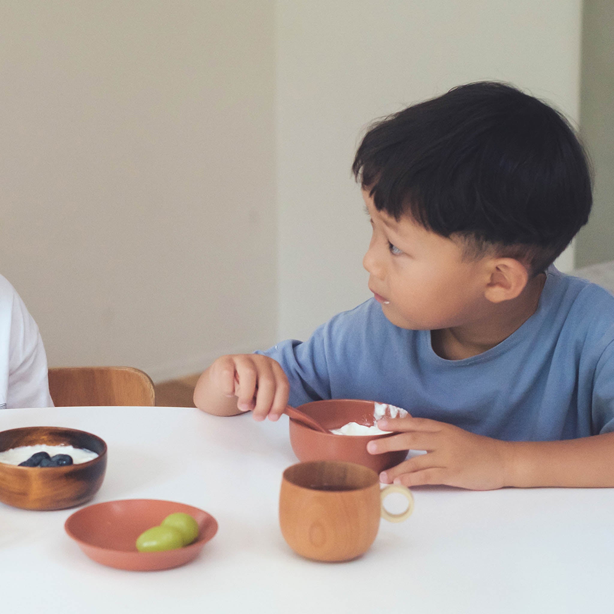 山中漆器 離乳食食器 | ギフト4点セット | ナチュラル | KIKKI