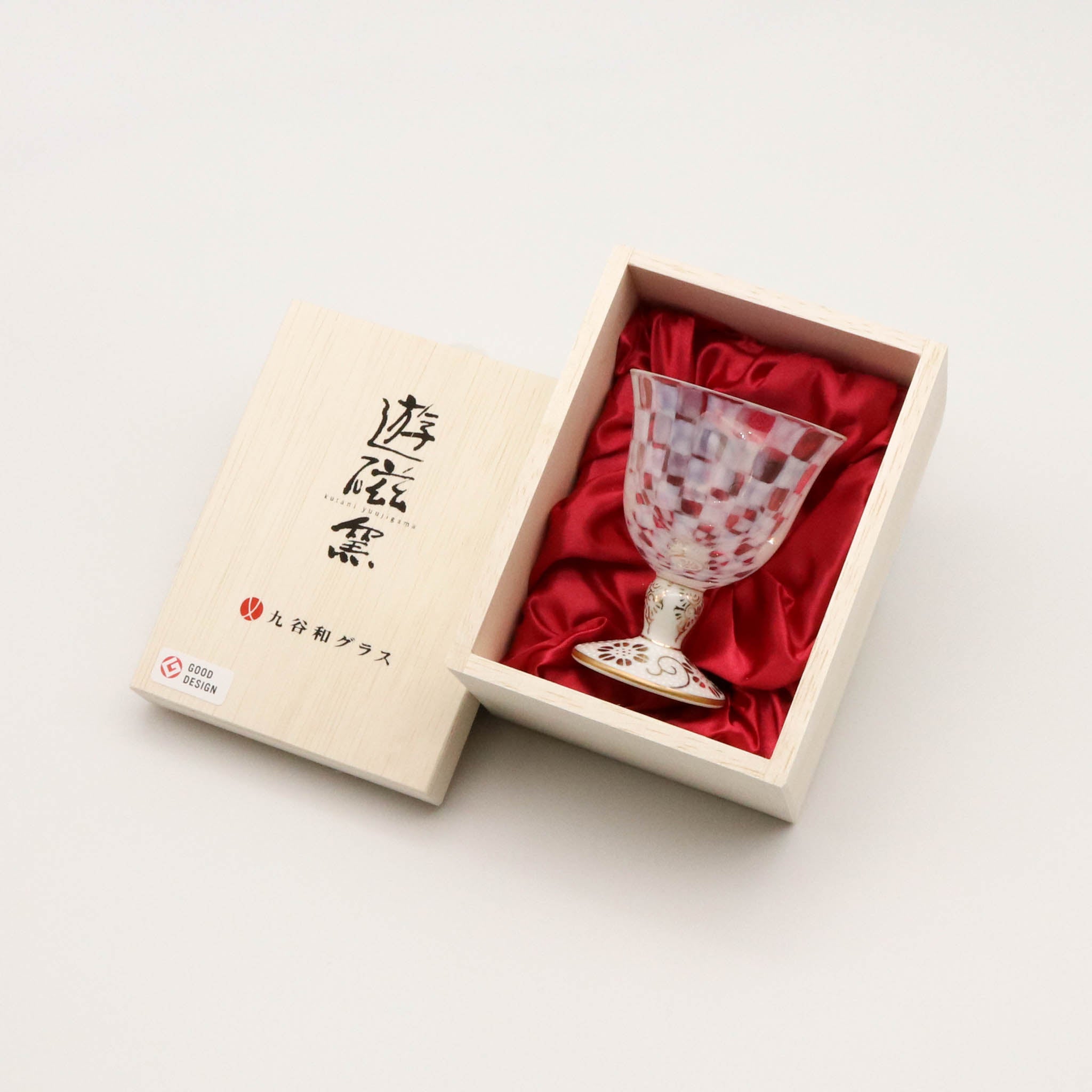 九谷和グラス |  冷酒オパール | オパール | 選べる台座6種 | 清峰堂