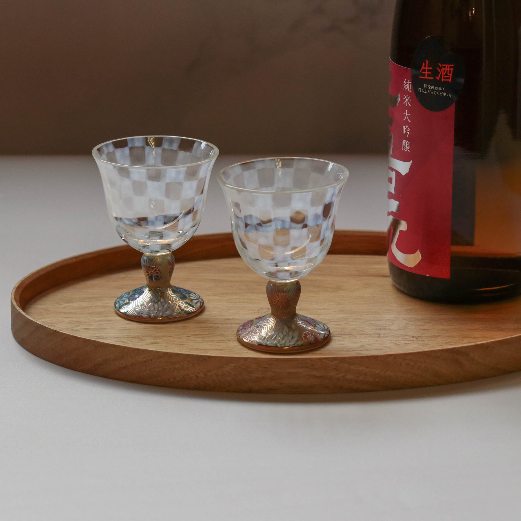 九谷和グラス | 冷酒オパール | オパール | 選べるペア3種 | 清峰堂