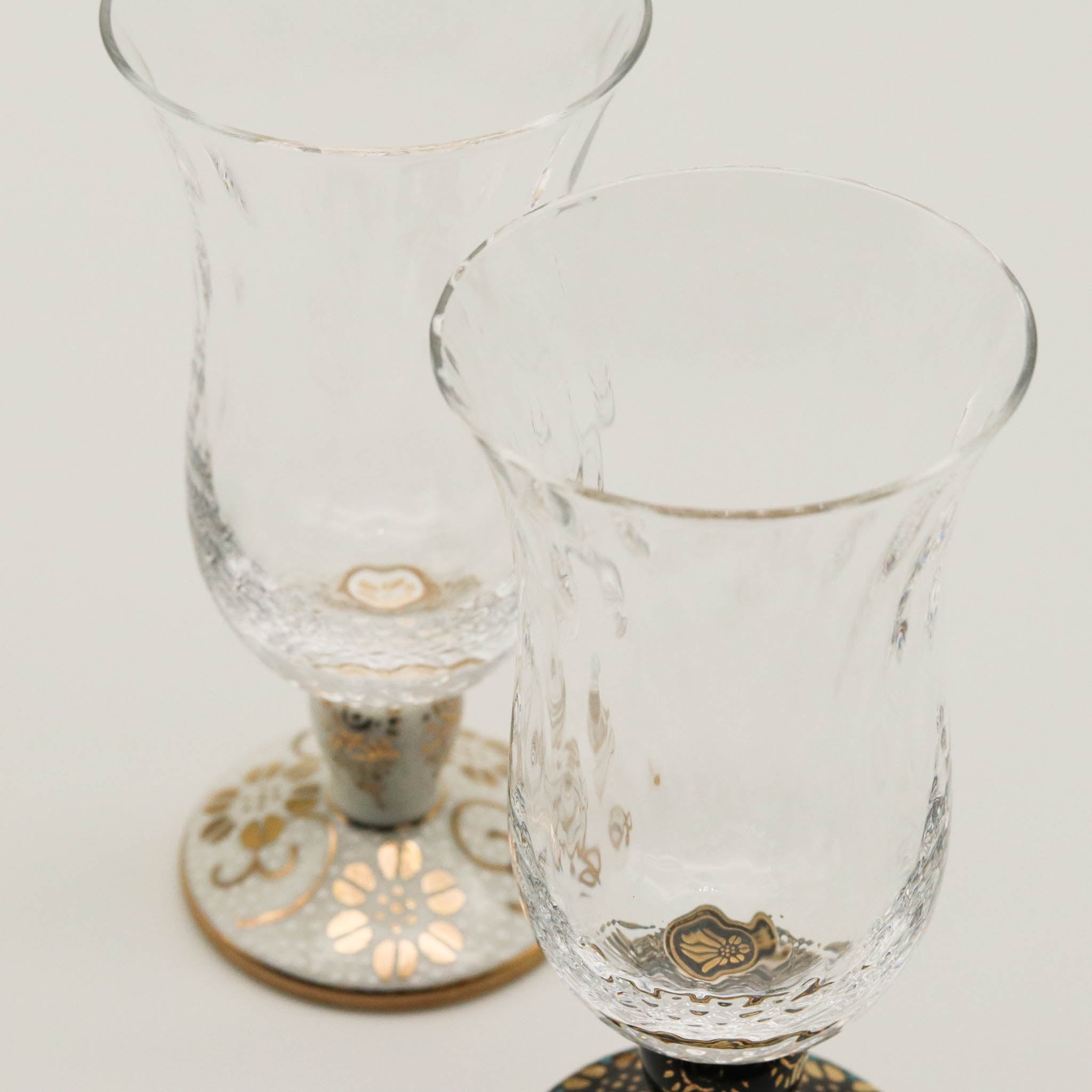 九谷和グラス | 冷酒グラス ペア | 格子 | 選べるペア3種 | 清峰堂