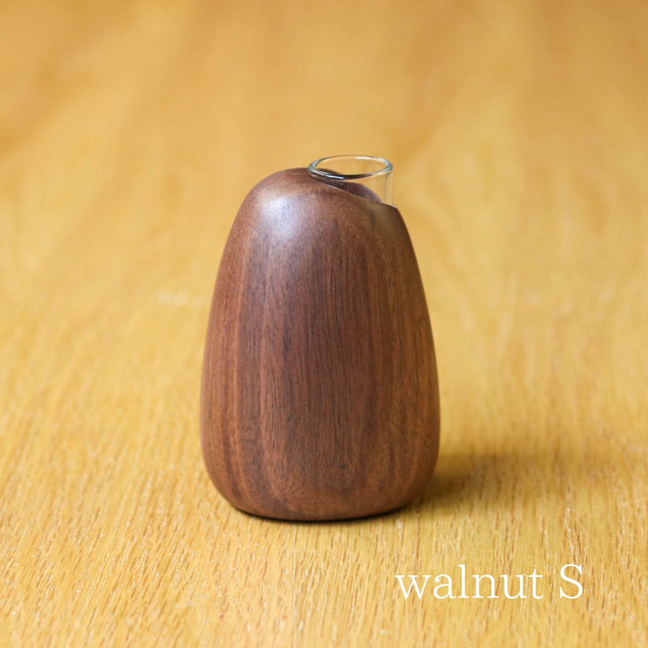 旭川クラフト 花器 | マンゴーベース S・M | walnut | ササキ工芸