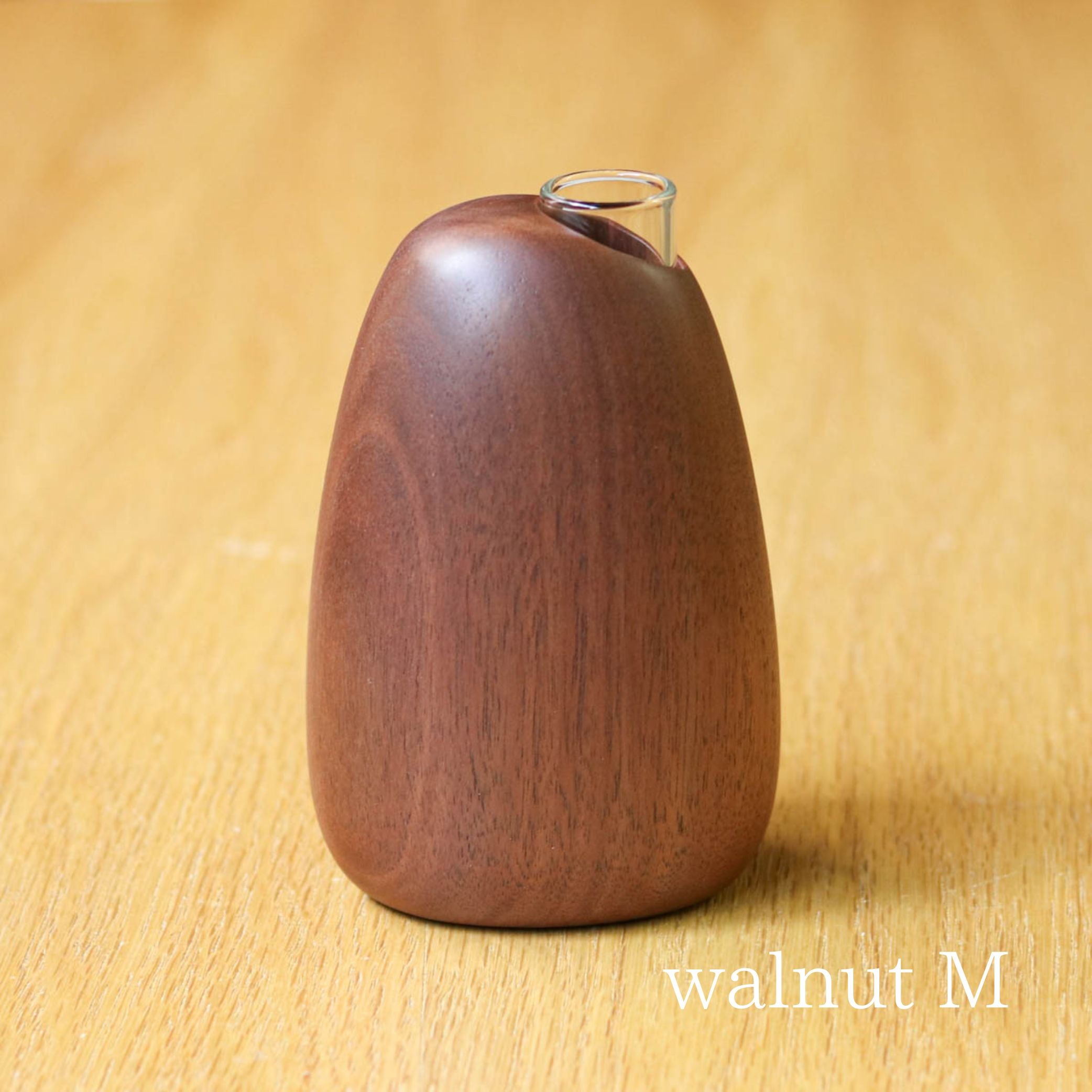 旭川クラフト 花器 | マンゴーベース S・M | walnut | ササキ工芸