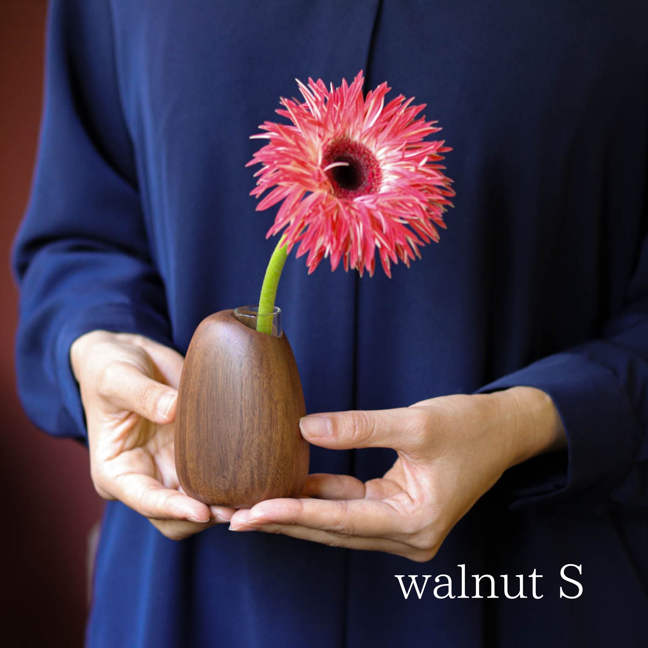 旭川クラフト 花器 | マンゴーベース S・M | walnut | ササキ工芸