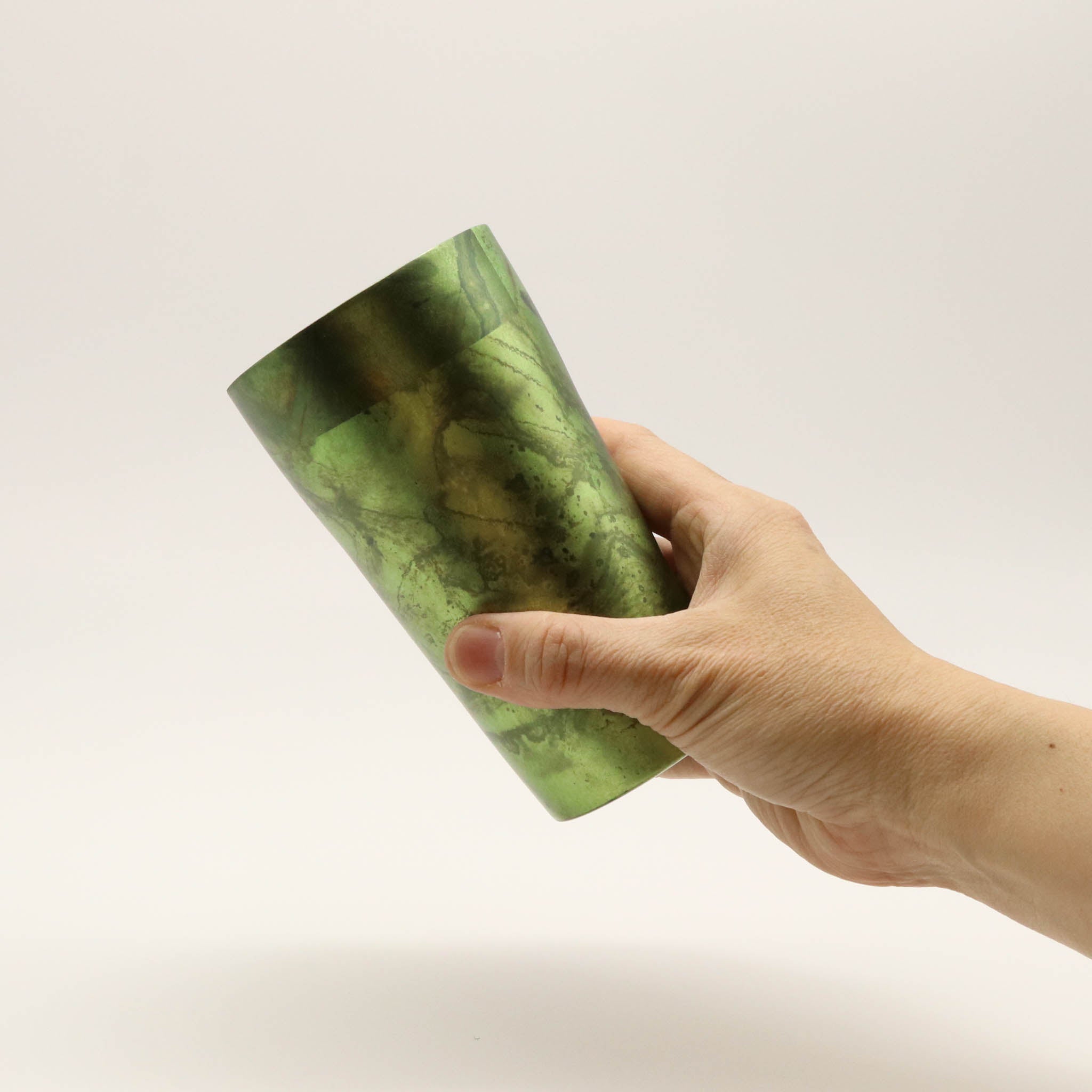 二重タンブラー | 漆磨 SHI-MOA | 310ml 萌葱 moegi | アルチザン