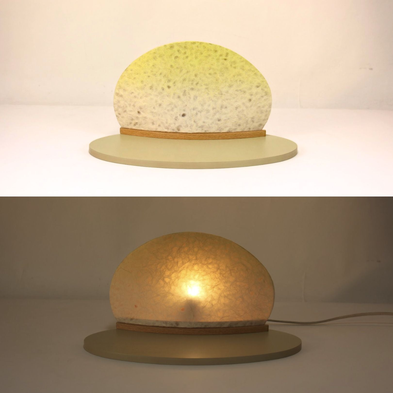 雛人形セット 草木引染め | 桑の葉 × 桑の葉 | 照明付き オーバルグリーン台 | 工房 縫nui【26/1/10以降順次配送】